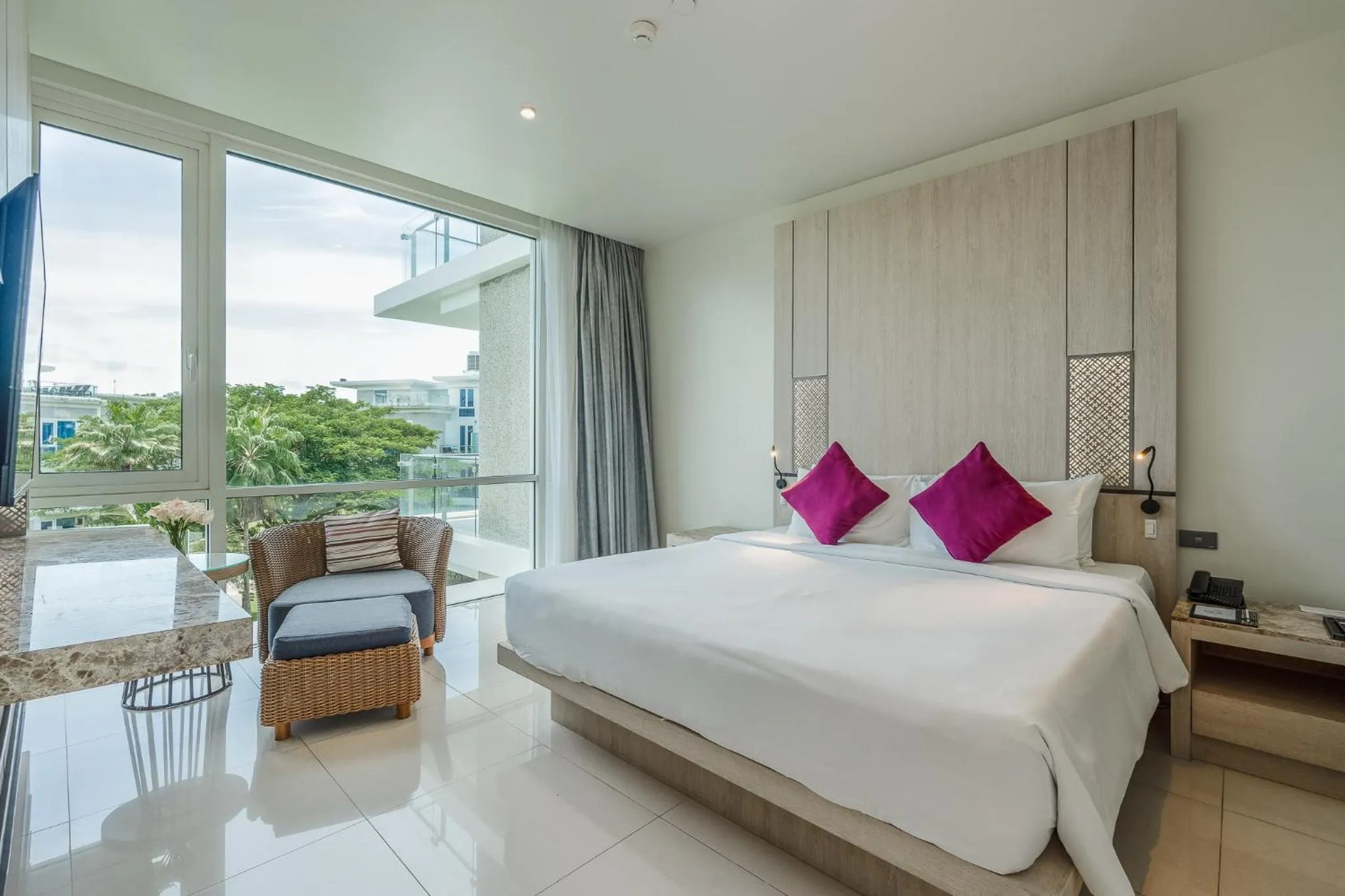 Executive 1 Bedroom Family Suite with Balcony in Splash Beach Resort Phuket Family-Friendly Water Park Resort Near Phuket Airport