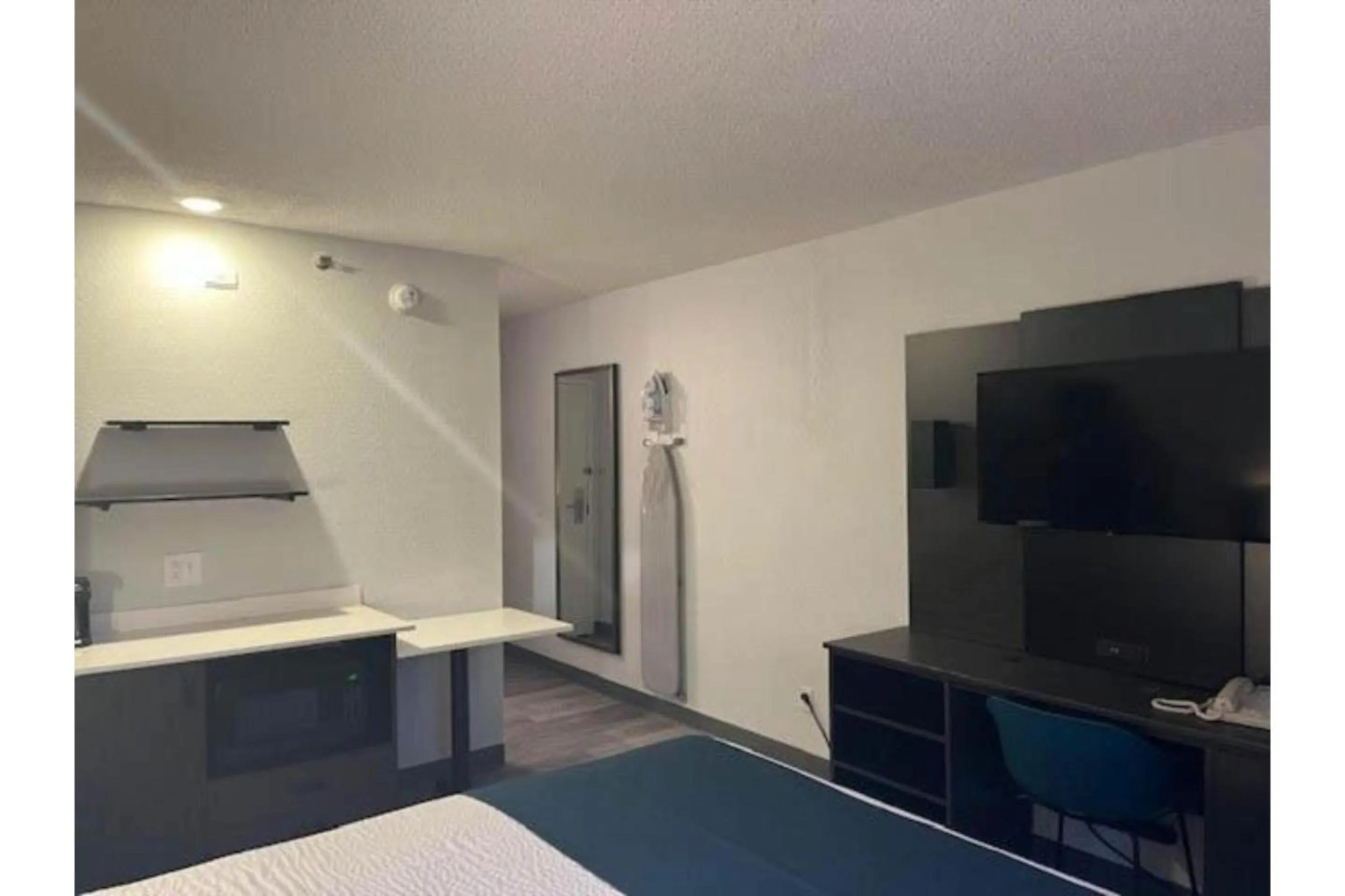 Queen Room - Disability Access - Roll in Shower in Studio 6 Suites Norcross, GA