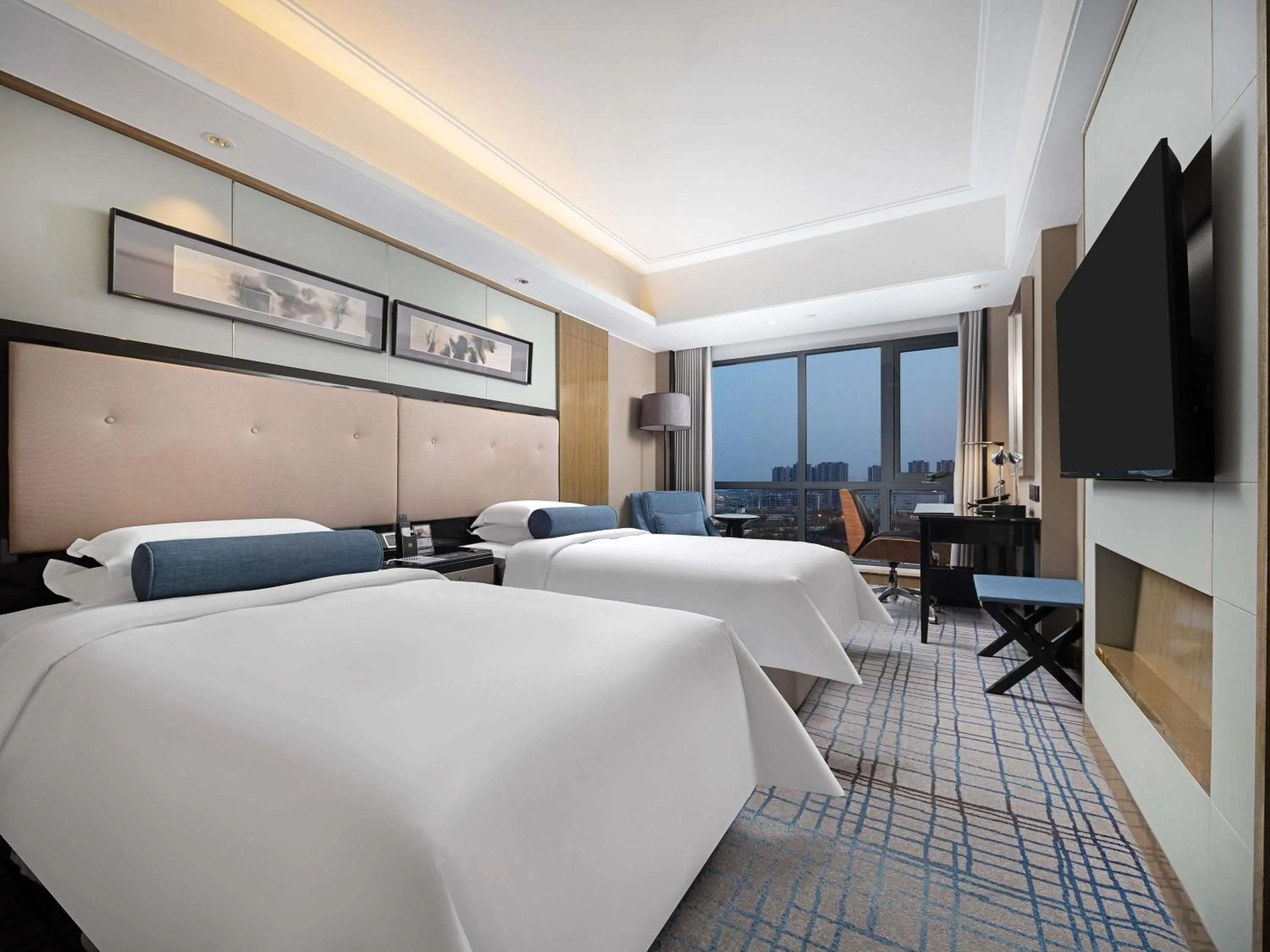 Superior Twin Room in Pullman Shanghai Jing'an-Jing'an district, downtown railway station, traffic hub, easy to travel Shanghai