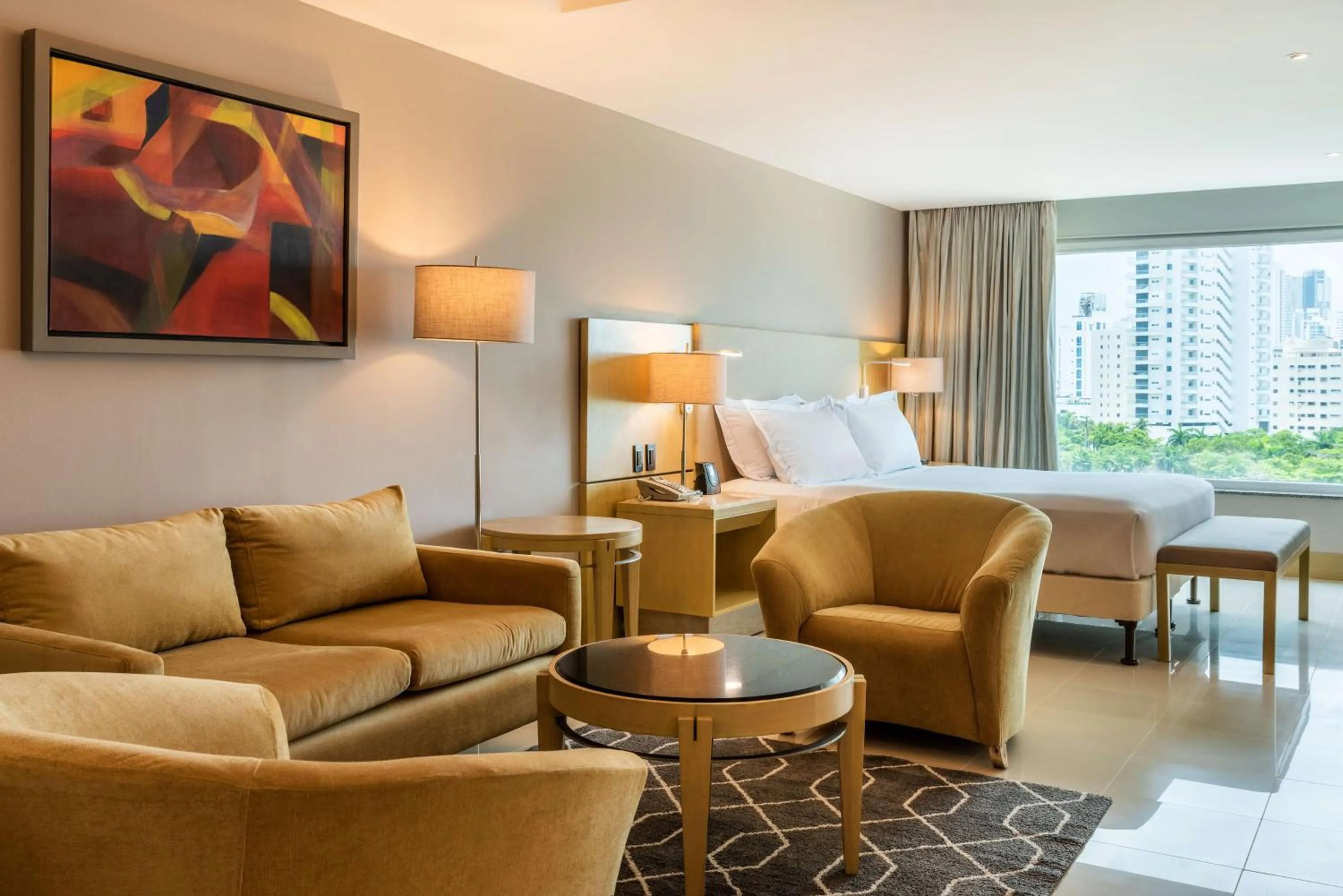 Executive King Suite with City View in Hilton Cartagena