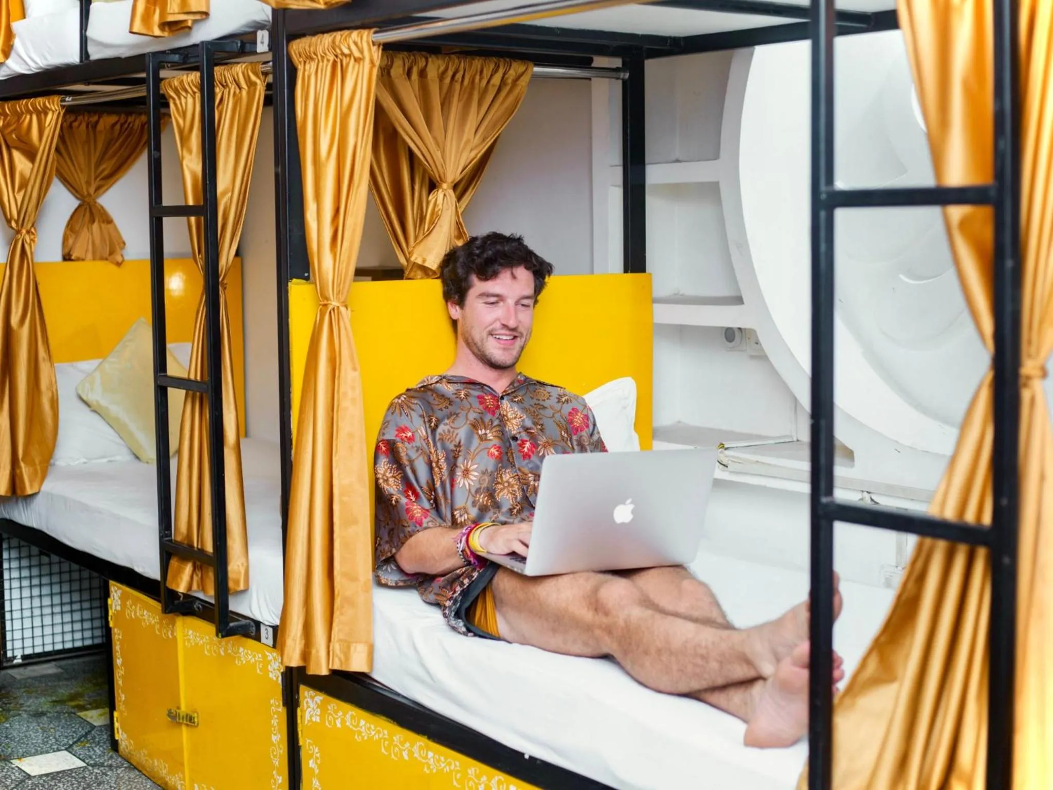 Bed in 8 Bed AC Mixed Dorm in Moustache Varanasi