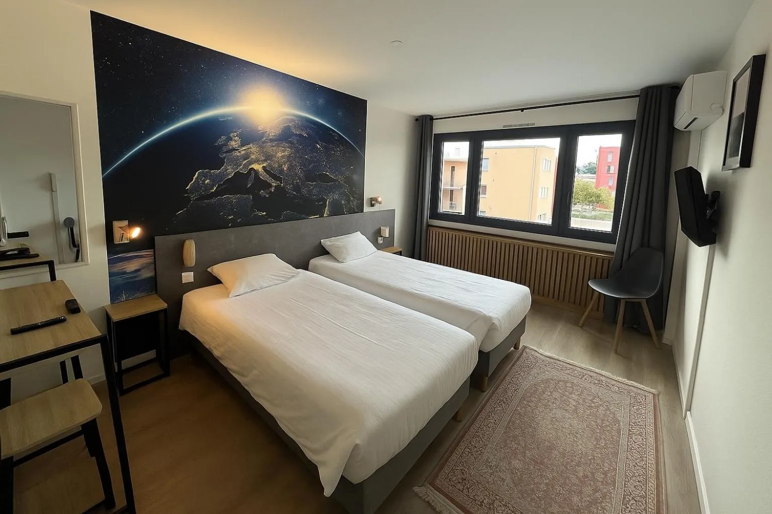 Twin Room - single occupancy in Savoie Hotel aux portes de Genève