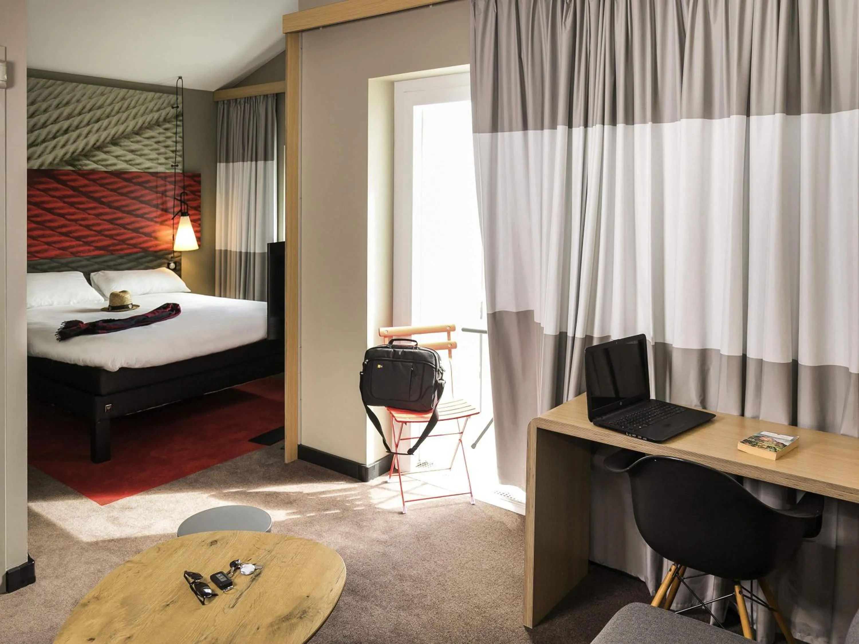 Premium Family Room with Balcony in ibis Nantes Saint Herblain