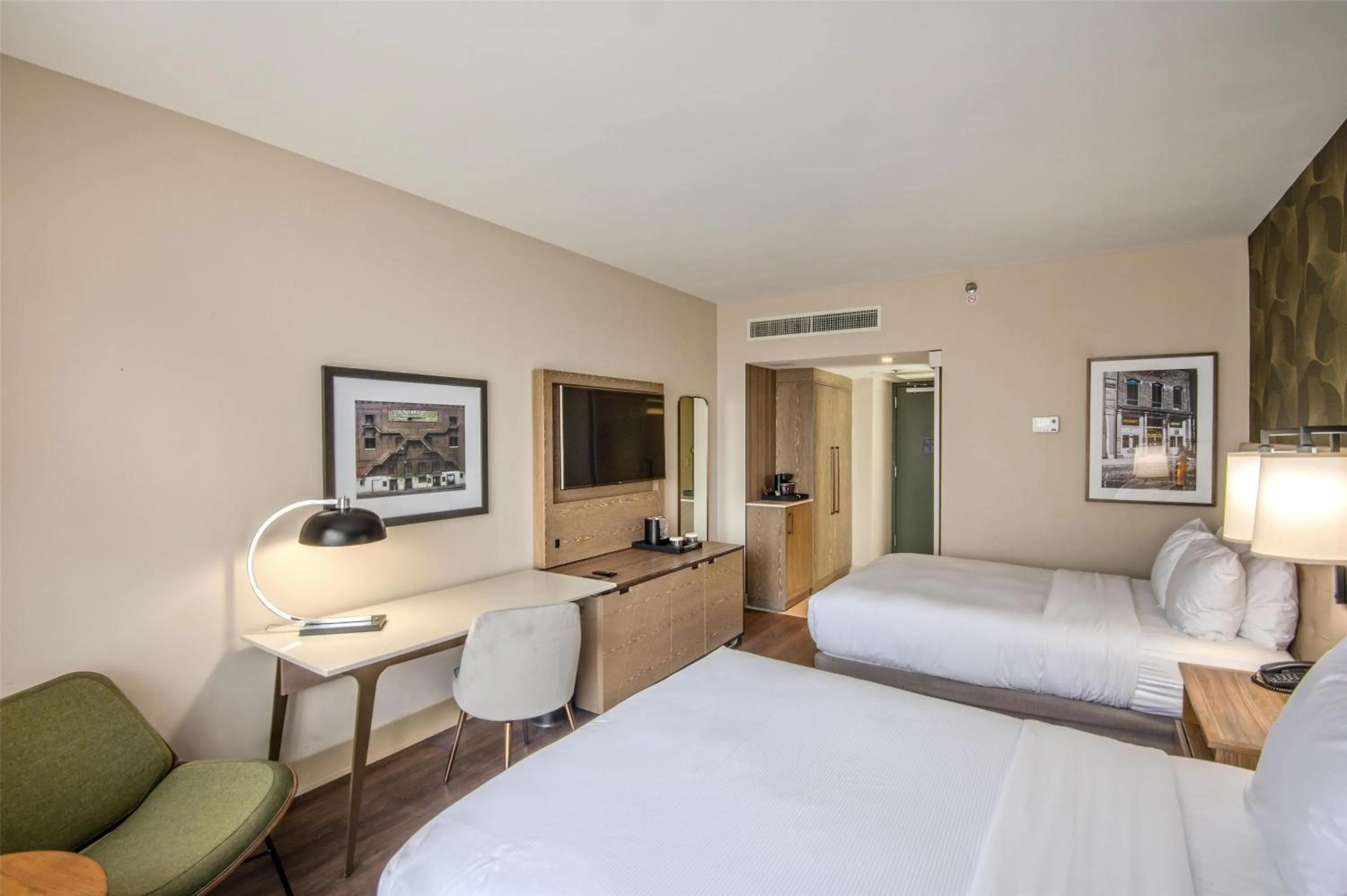 Queen Room with Two Queen Beds and City View in Hilton Birmingham Downtown at UAB