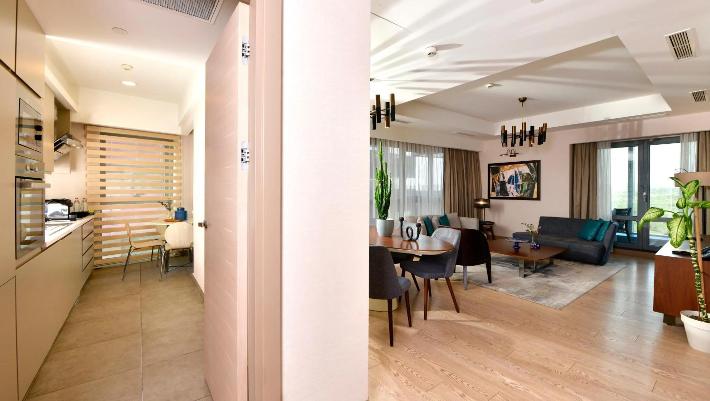 Two-Bedroom Apartment with View in Somerset Maslak Istanbul