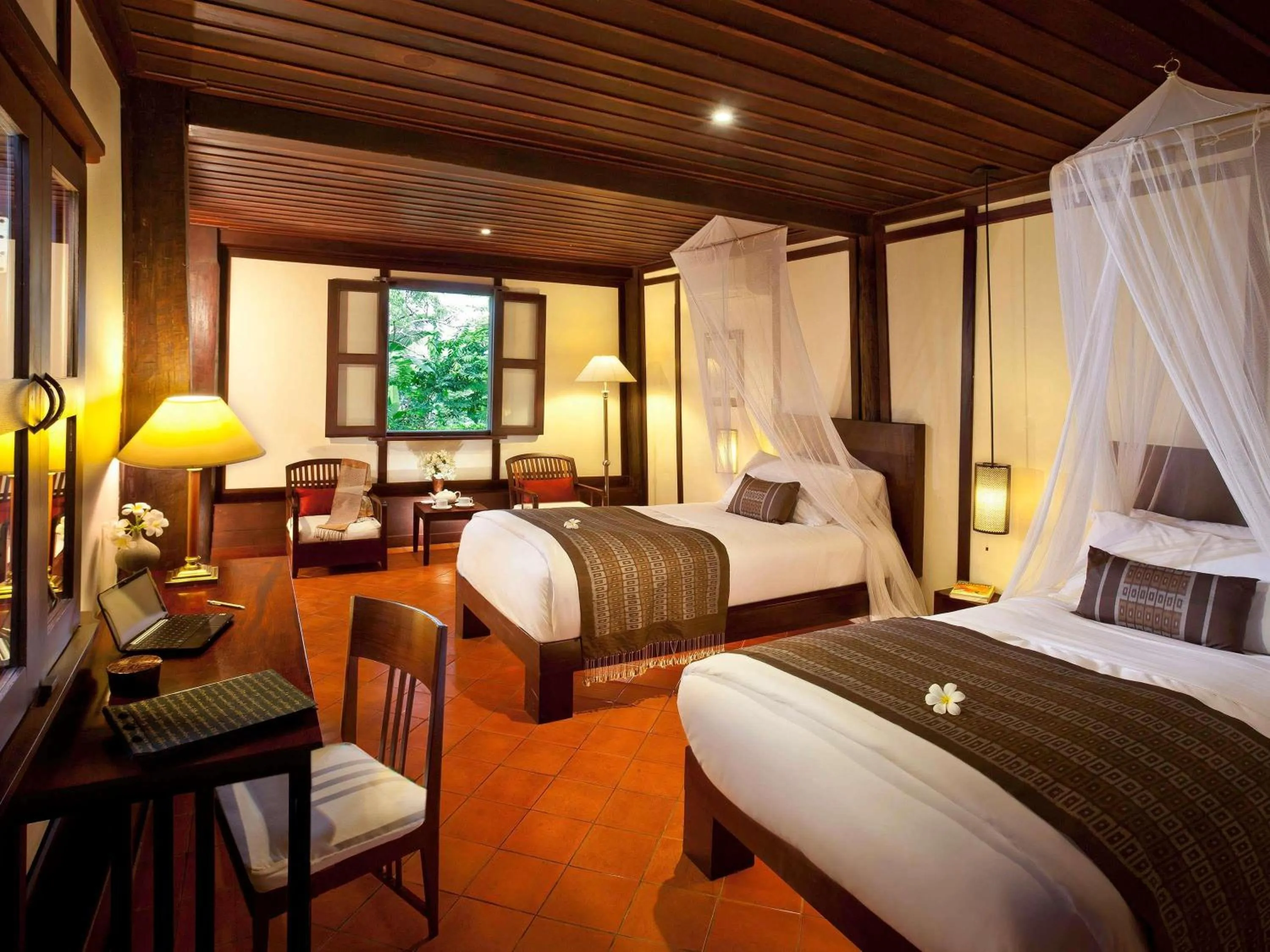 Deluxe Room with Two Single Beds in 3 Nagas Hotel Luang Prabang - MGallery Collection