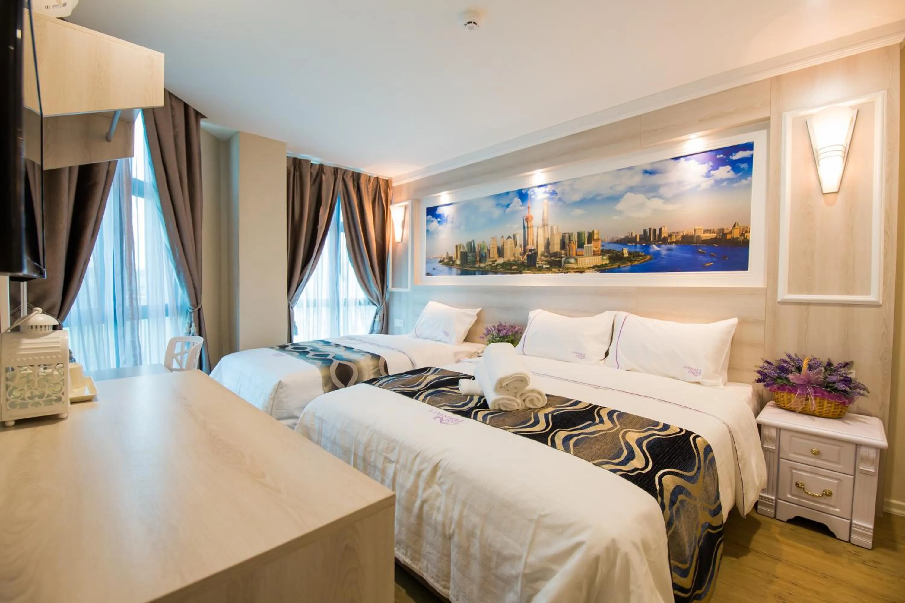 Deluxe Family Room in Lavender Inn USJ