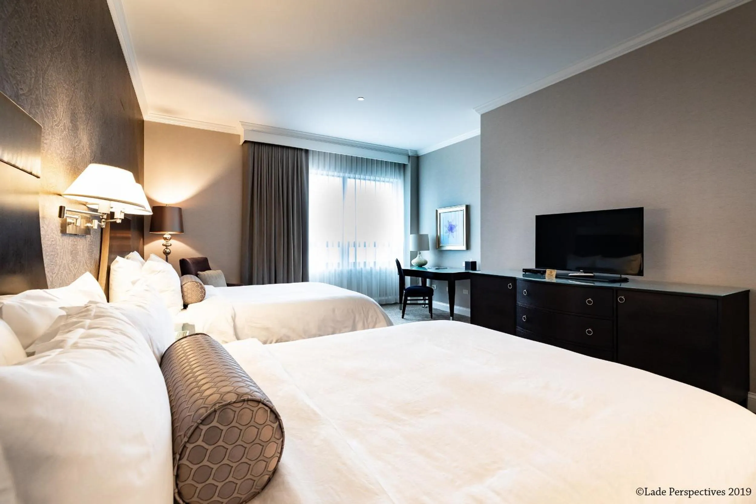 Deluxe Queen Room with Two Queen Beds in La Banque Hotel