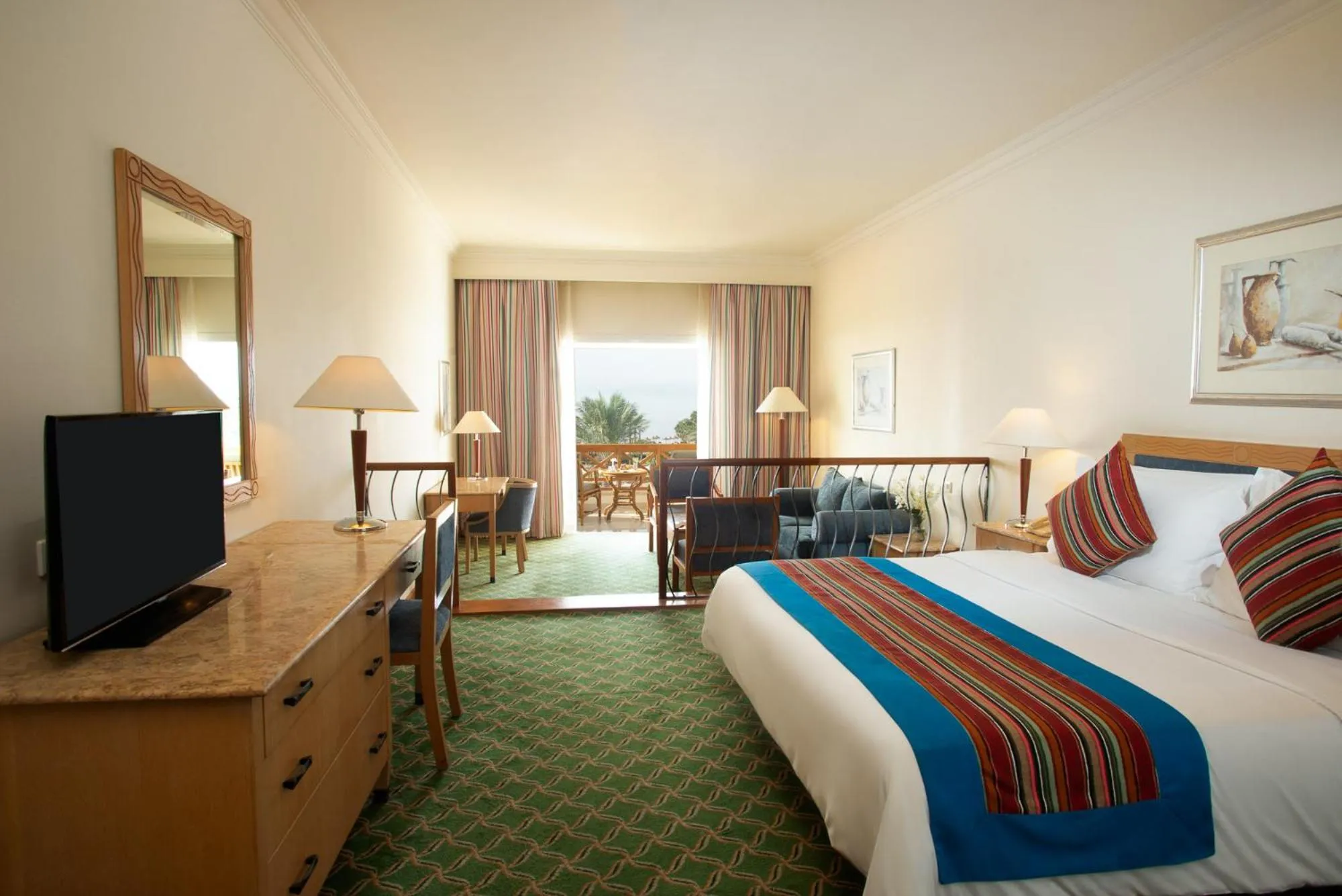 Deluxe King Room with Sea View in Movenpick Taba Resort & Spa