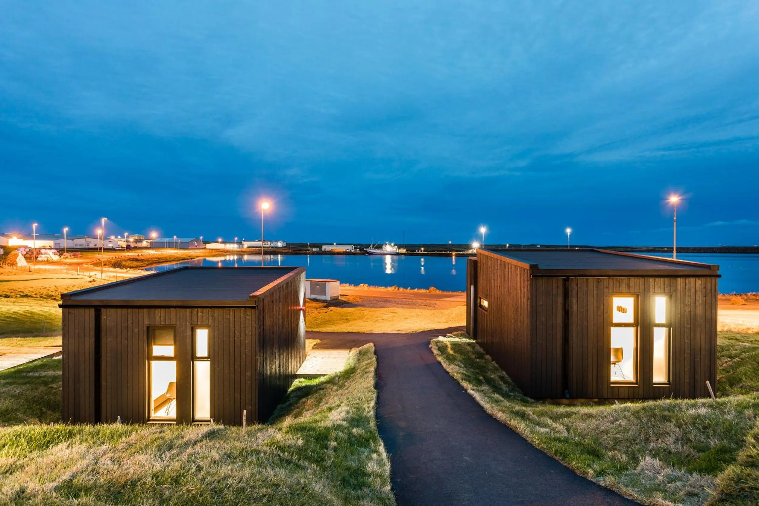 Double Room with Sea View in Harbour View Cottages Grindavik