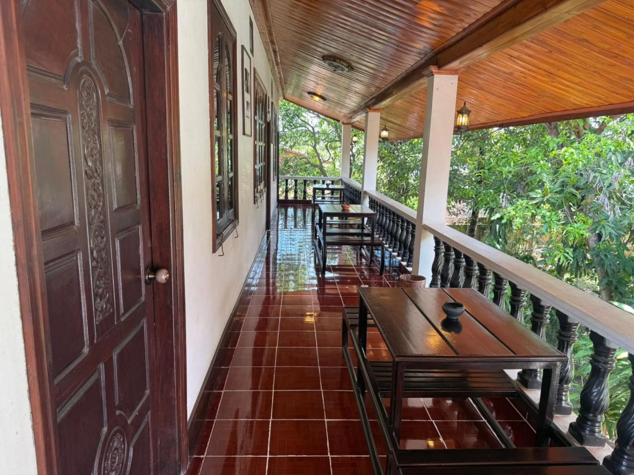 Deluxe Double Room with Pool View in Vangsavath Hotel