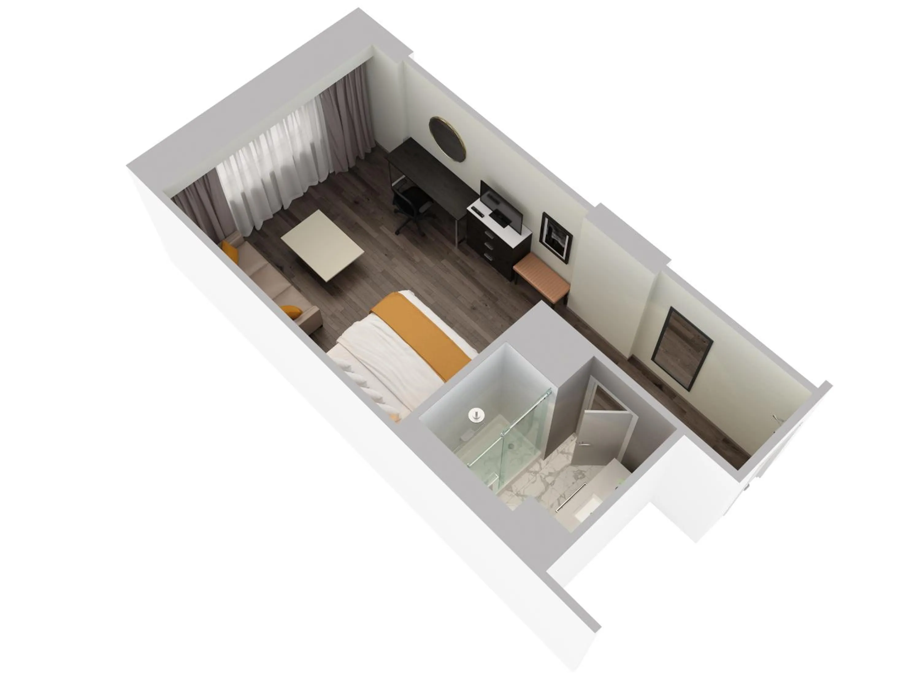 Silver Room King Bed in Atlantica Hotel Halifax