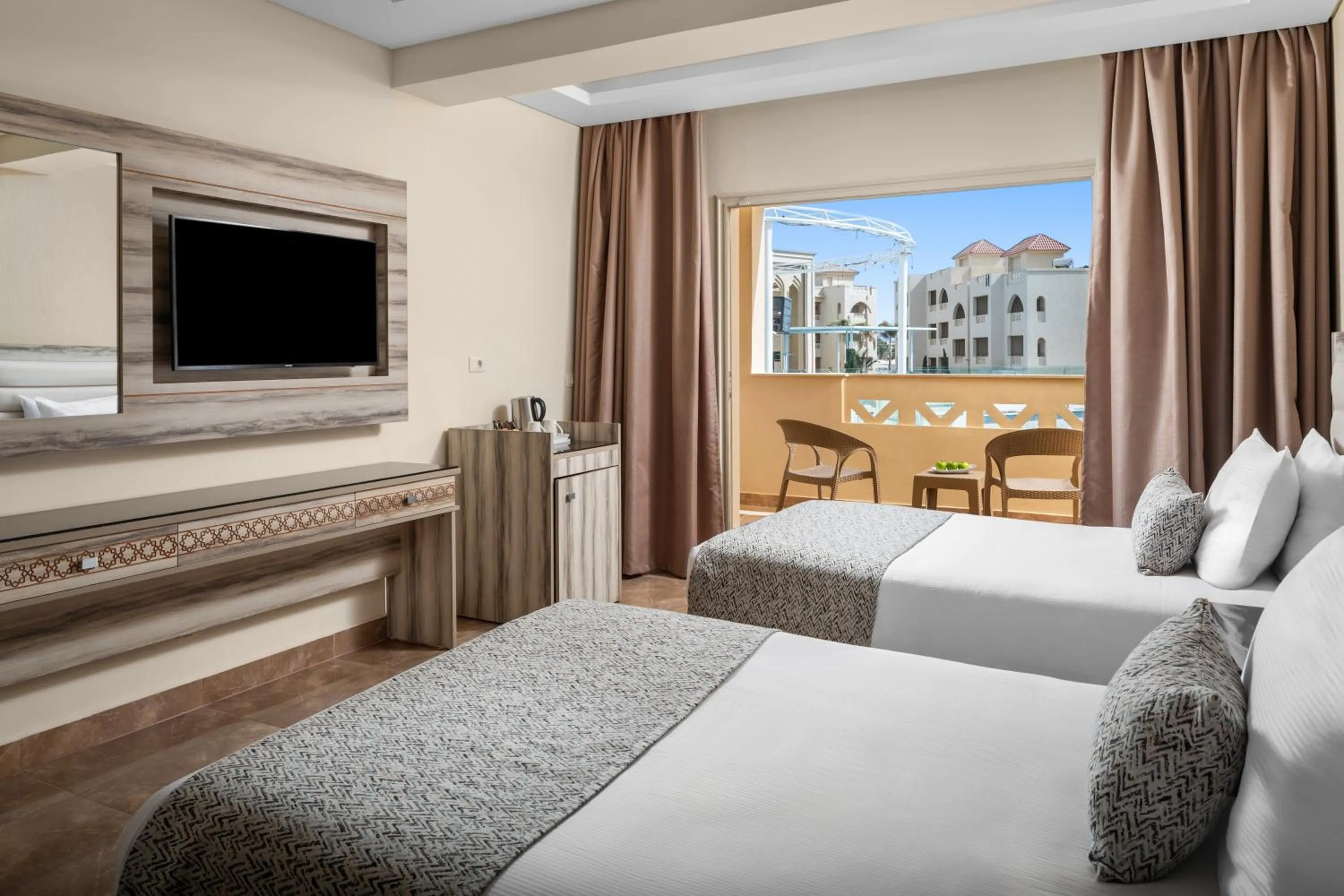 Double Room with Pool View in Pickalbatros Aqua Blu Resort - Hurghada