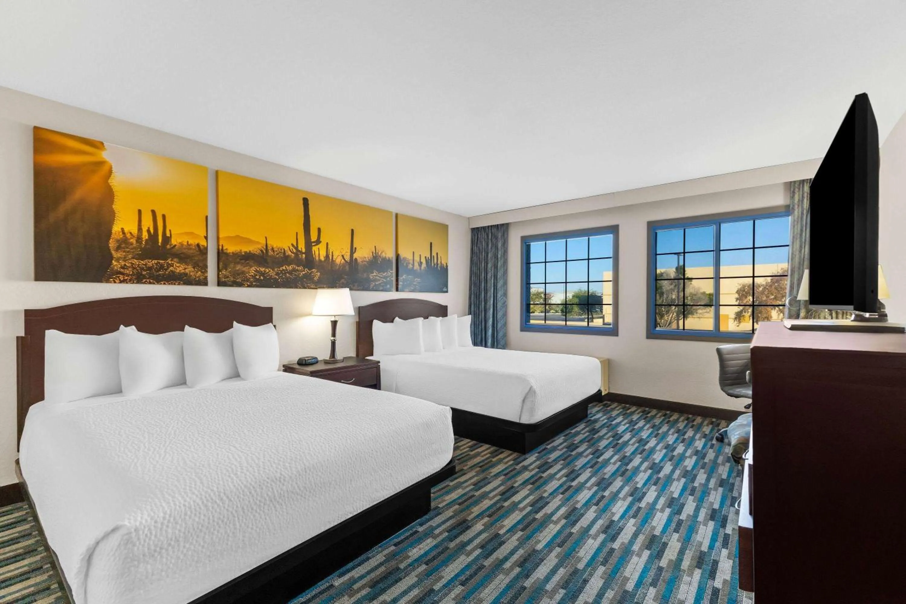 Queen Room with Two Queen Beds - Disability Access/Non-Smoking (No pets allowed) in Days Inn & Suites by Wyndham Mesa Near Phoenix