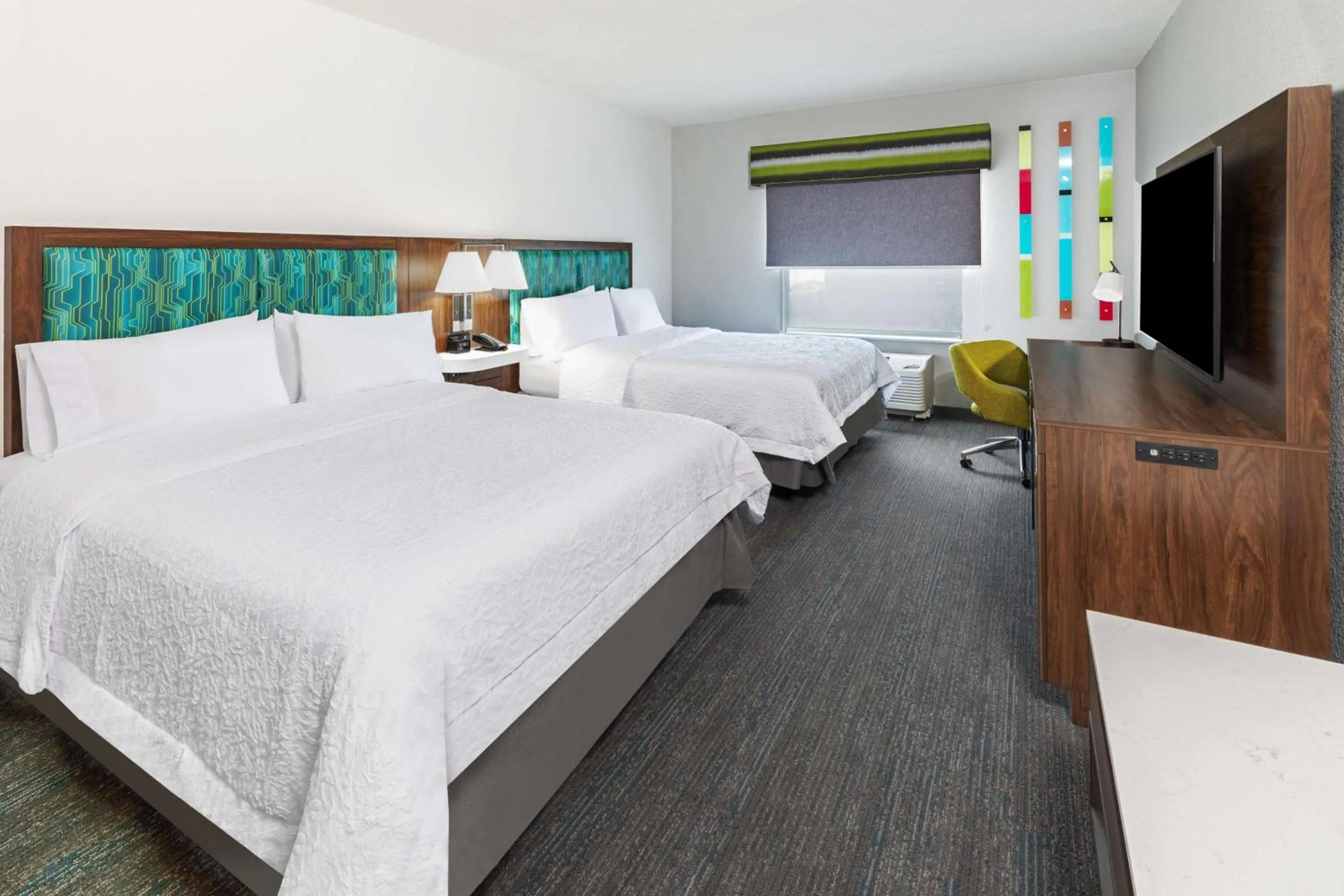 Queen Room with Two Queen Beds in Hampton Inn & Suites Dallas I-30 Cockrell Hill, Tx