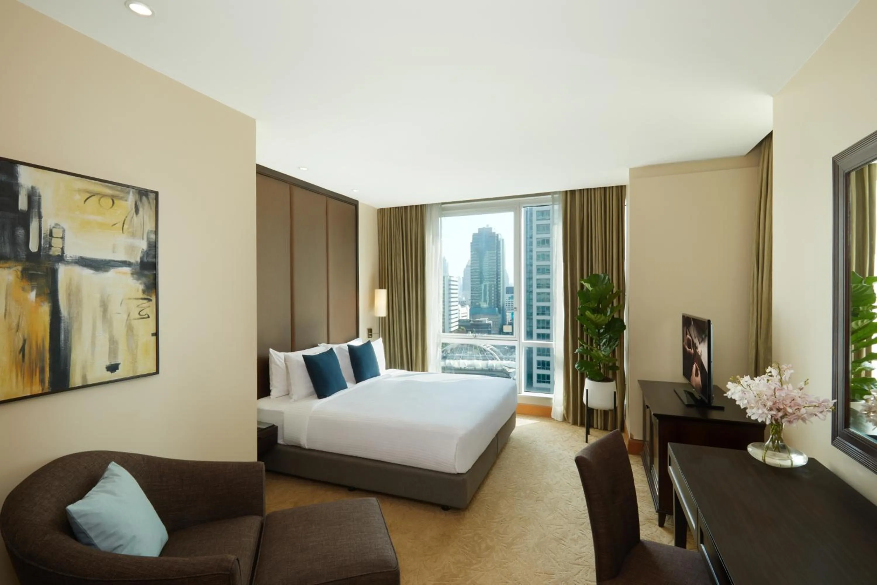 Deluxe Two-Bedroom Apartment in Ascott Sathorn Bangkok