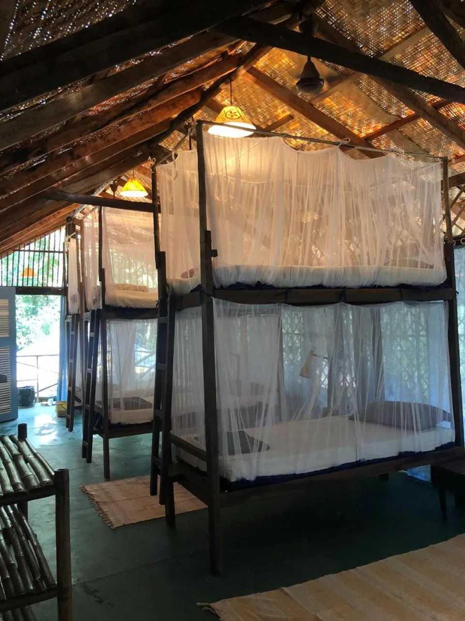 Bed in 6-Bed Mixed Dormitory Room in Bhakti Kutir