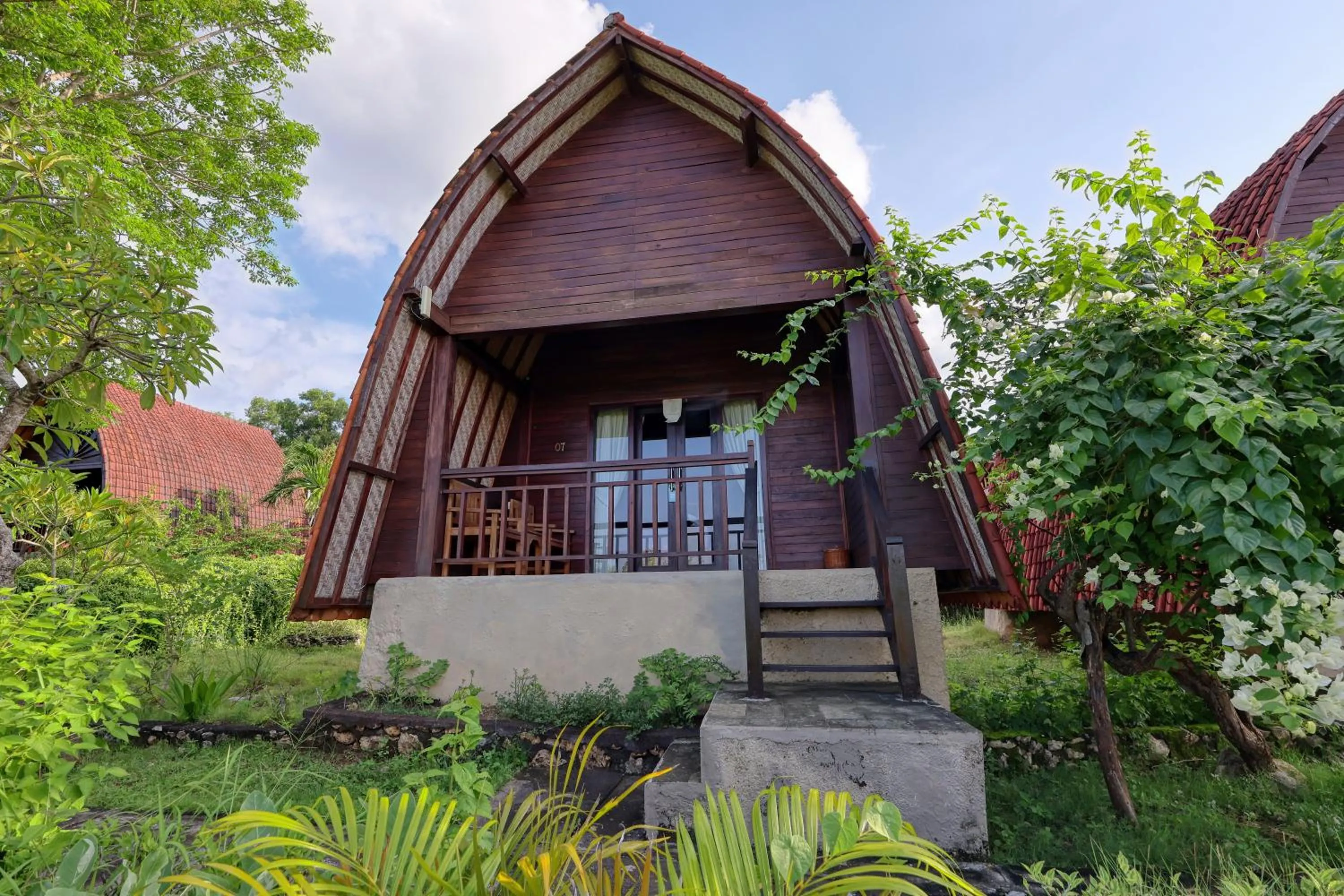 Double Bungalow Garden View in Bataran Garden Cottage