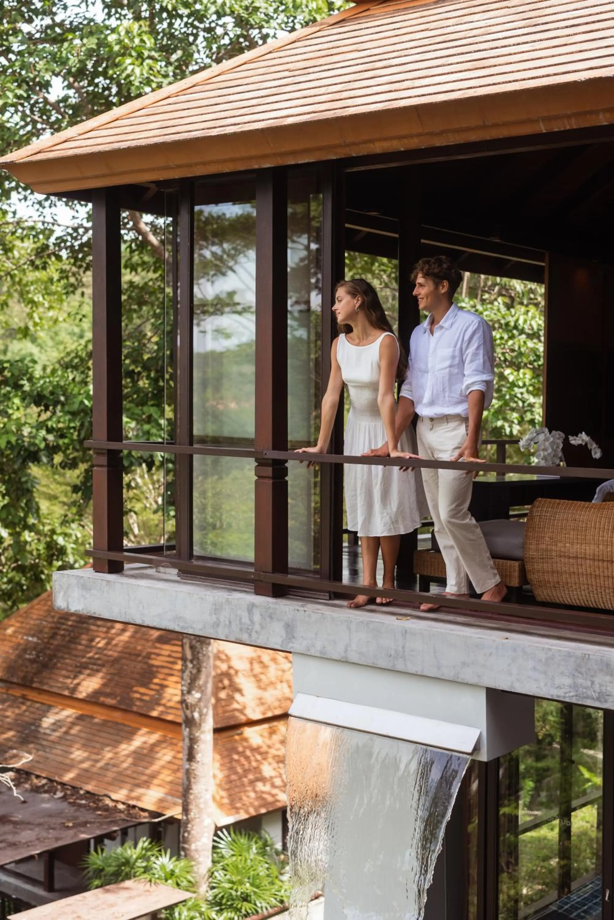 Waterfall Duplex Pool Villa in Villa Zolitude Resort & Spa - SHA Extra Plus