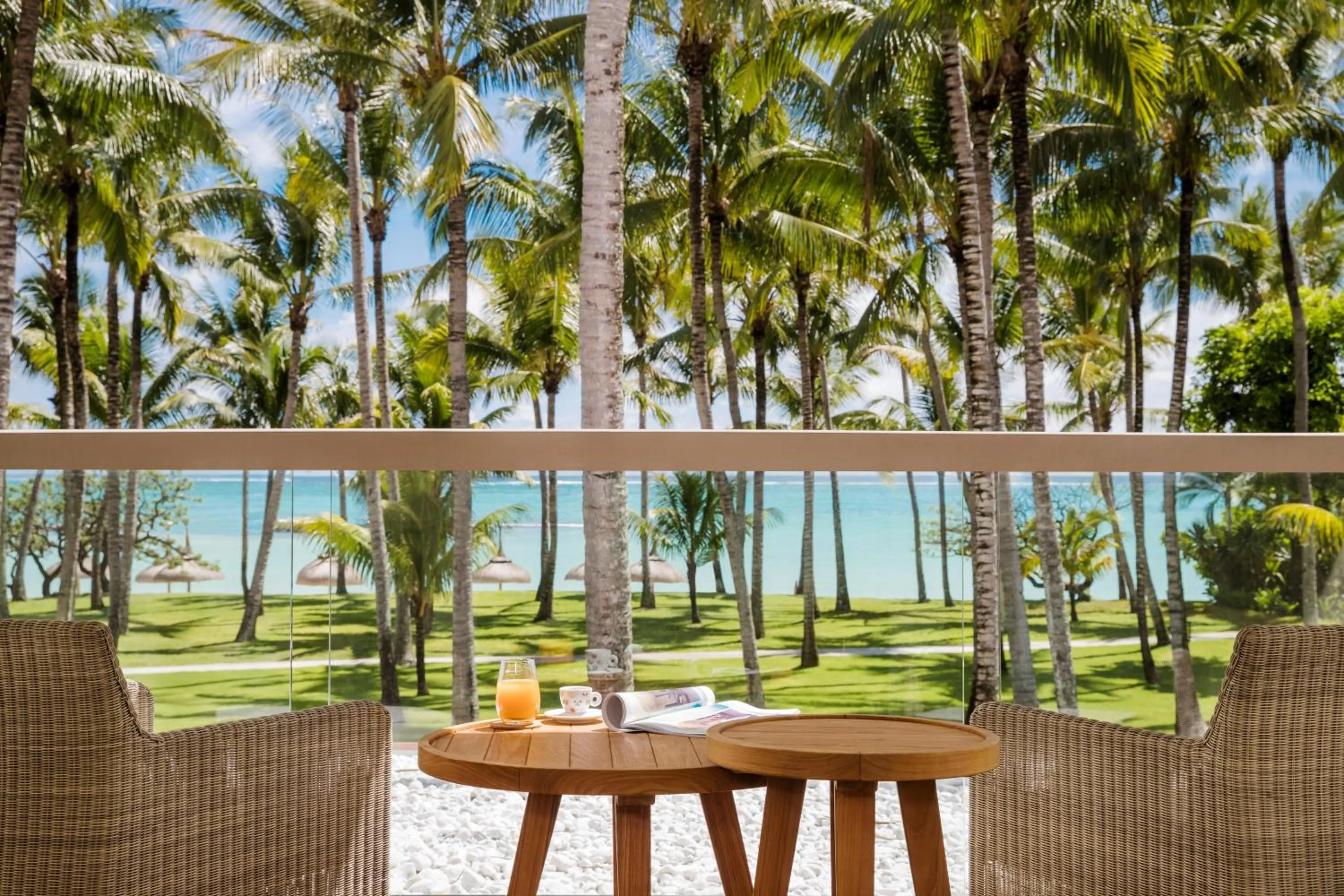 Beach Front Balcony King in One&Only Le Saint Géran, Mauritius