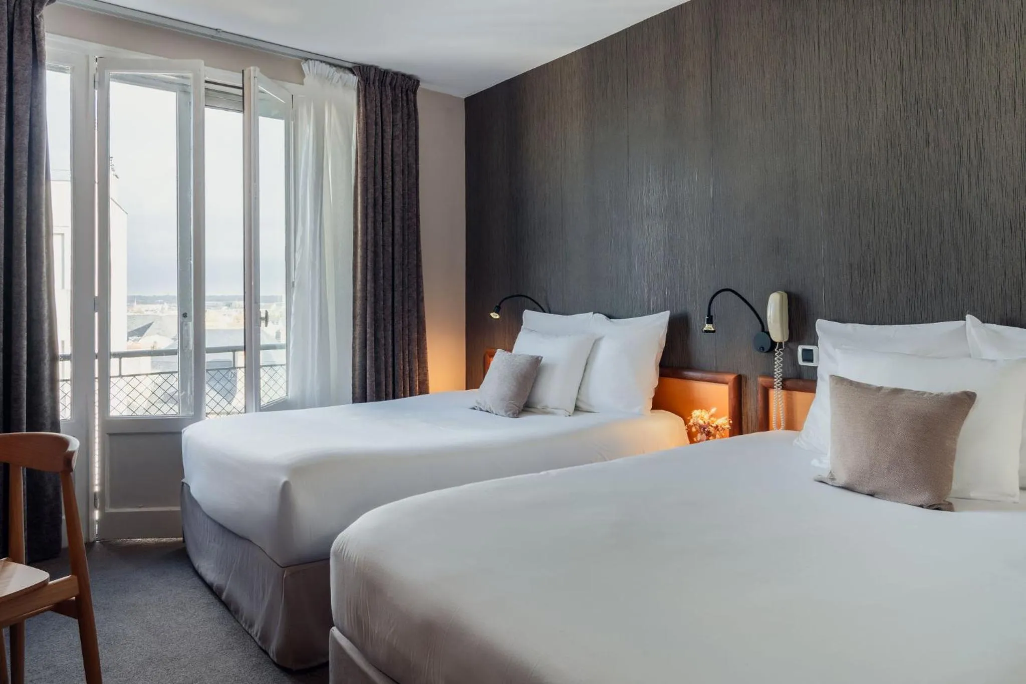 Classic Quadruple Room - single occupancy in Hotel Des Lices, Rennes Centre