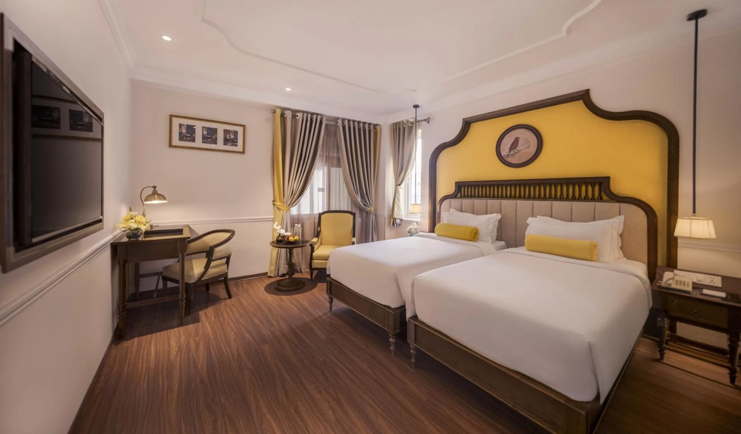 Deluxe Double or Twin Room with City View in Hanoi Tirant Hotel