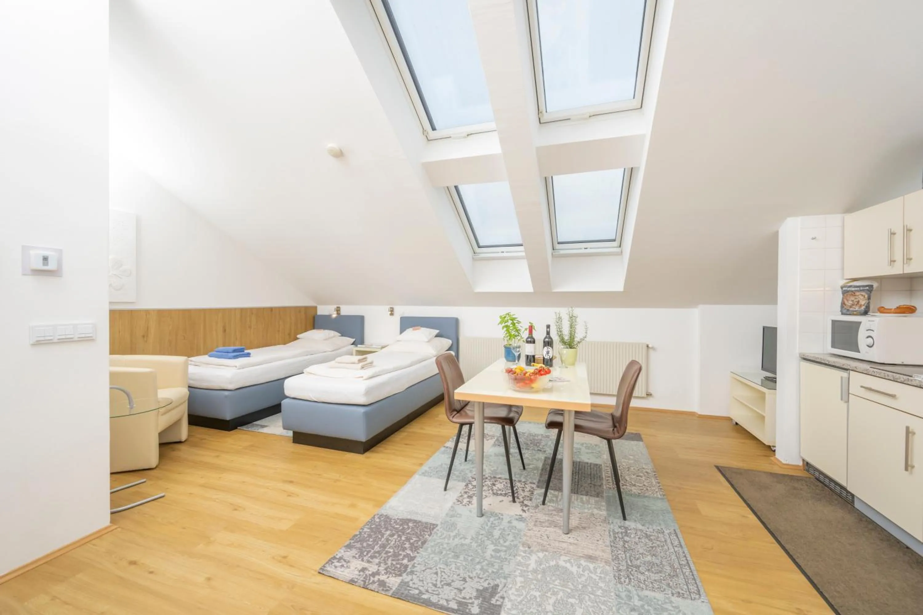 Studio (2 Adults) - Attic in Appartements Ferchergasse