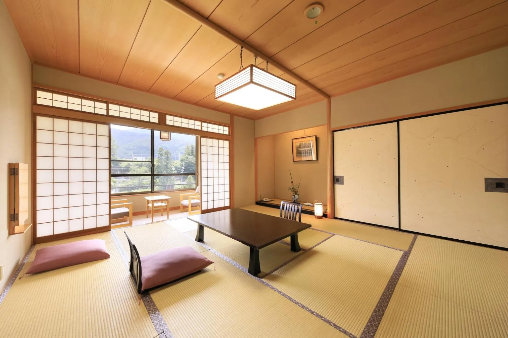 Japanese-Style Room with River View in Wafu-no-Yado MASUYA