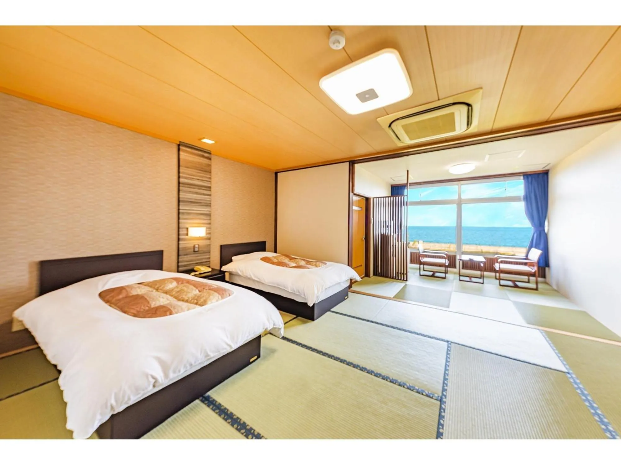 Sea View Beppu Bay Japanese Style Twin Room - Non-Smoking in Umino Hotel Hajime