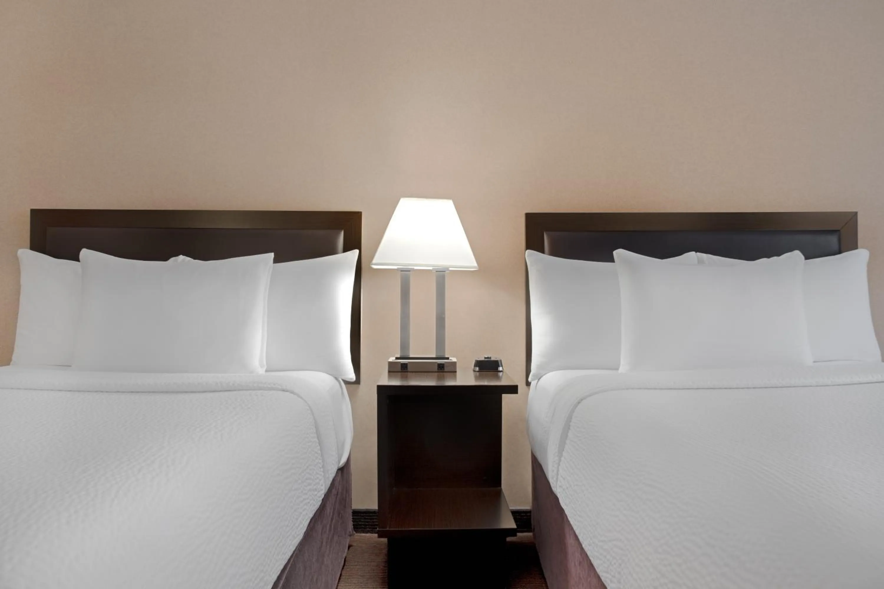 Double Room with Two Double Beds and Balcony - Non-Smoking in Ramada Plaza by Wyndham Calgary Downtown