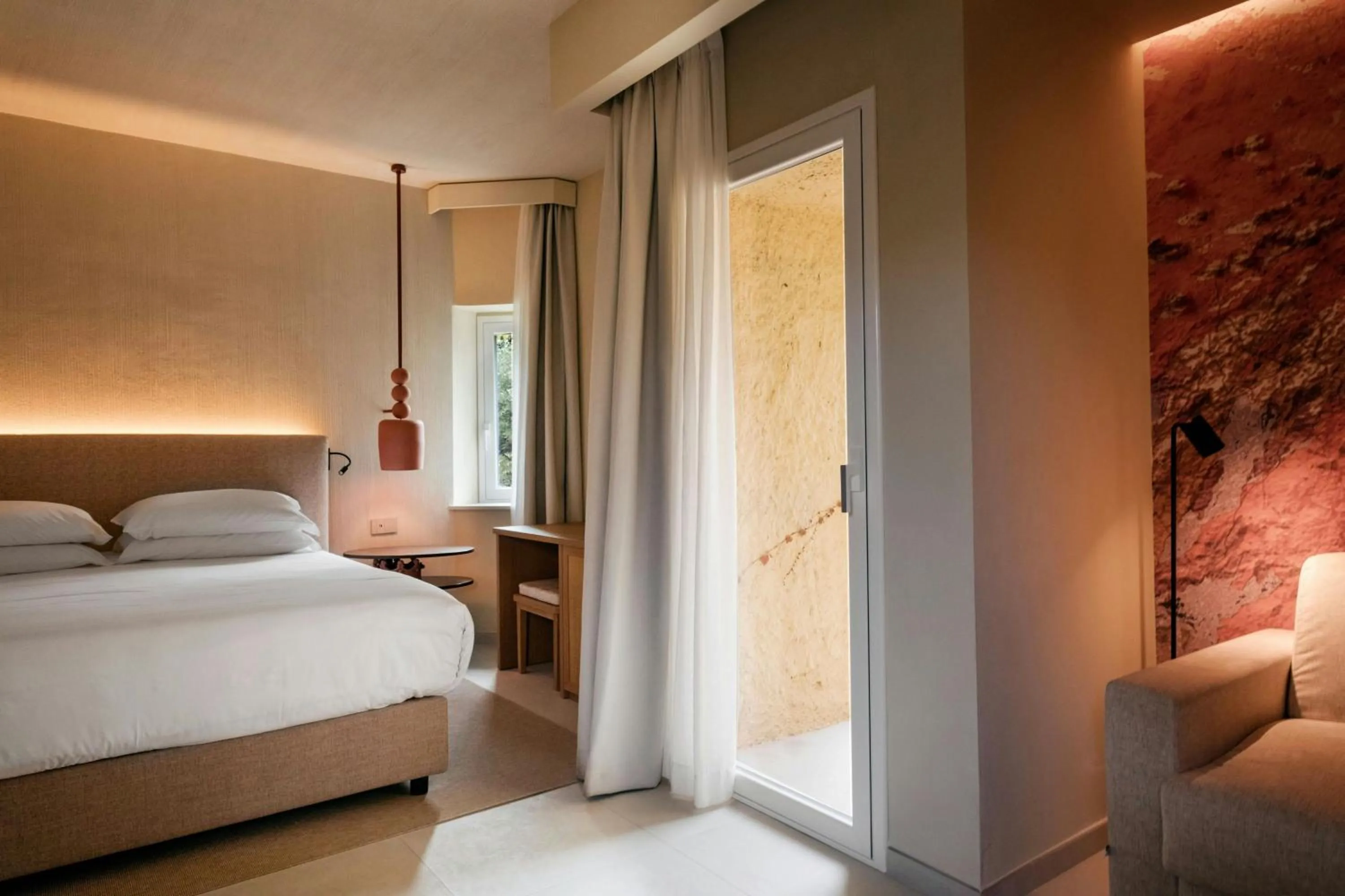 One-Bedroom Junior King Suite with Sofa Bed and Sea View in Mangia's Brucoli, Sicily, Autograph Collection