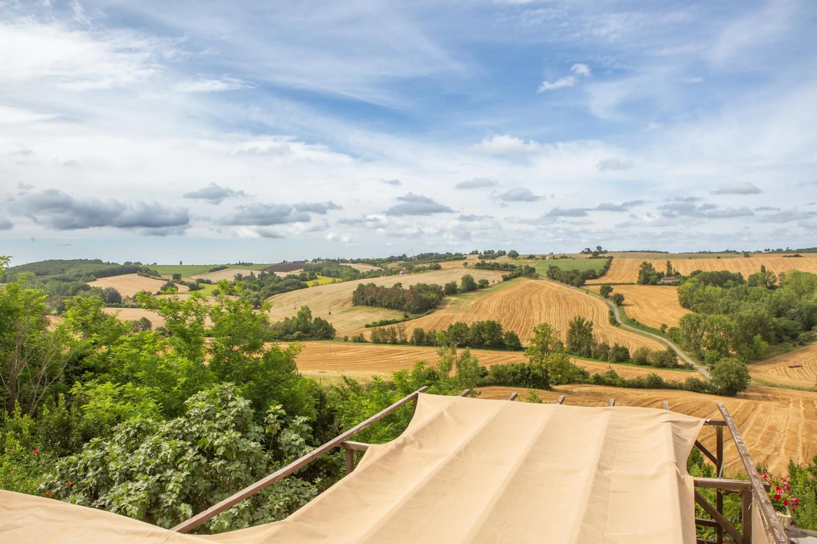 Double Room with Terrace in Logis Hotels - Le relais des deux vallées - Hôtel et restaurant