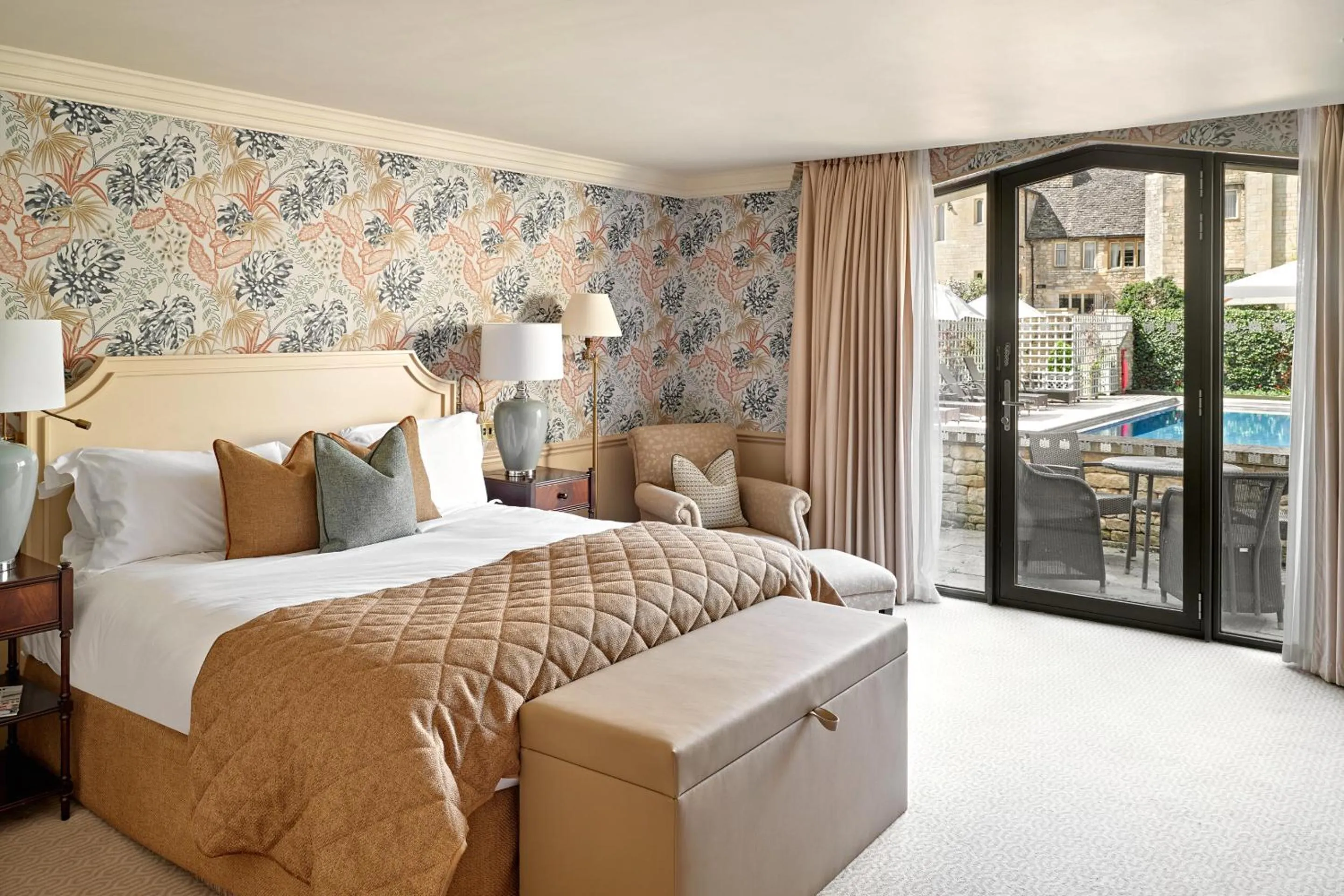 Deluxe Double or Twin Room with Pool View in Ellenborough Park