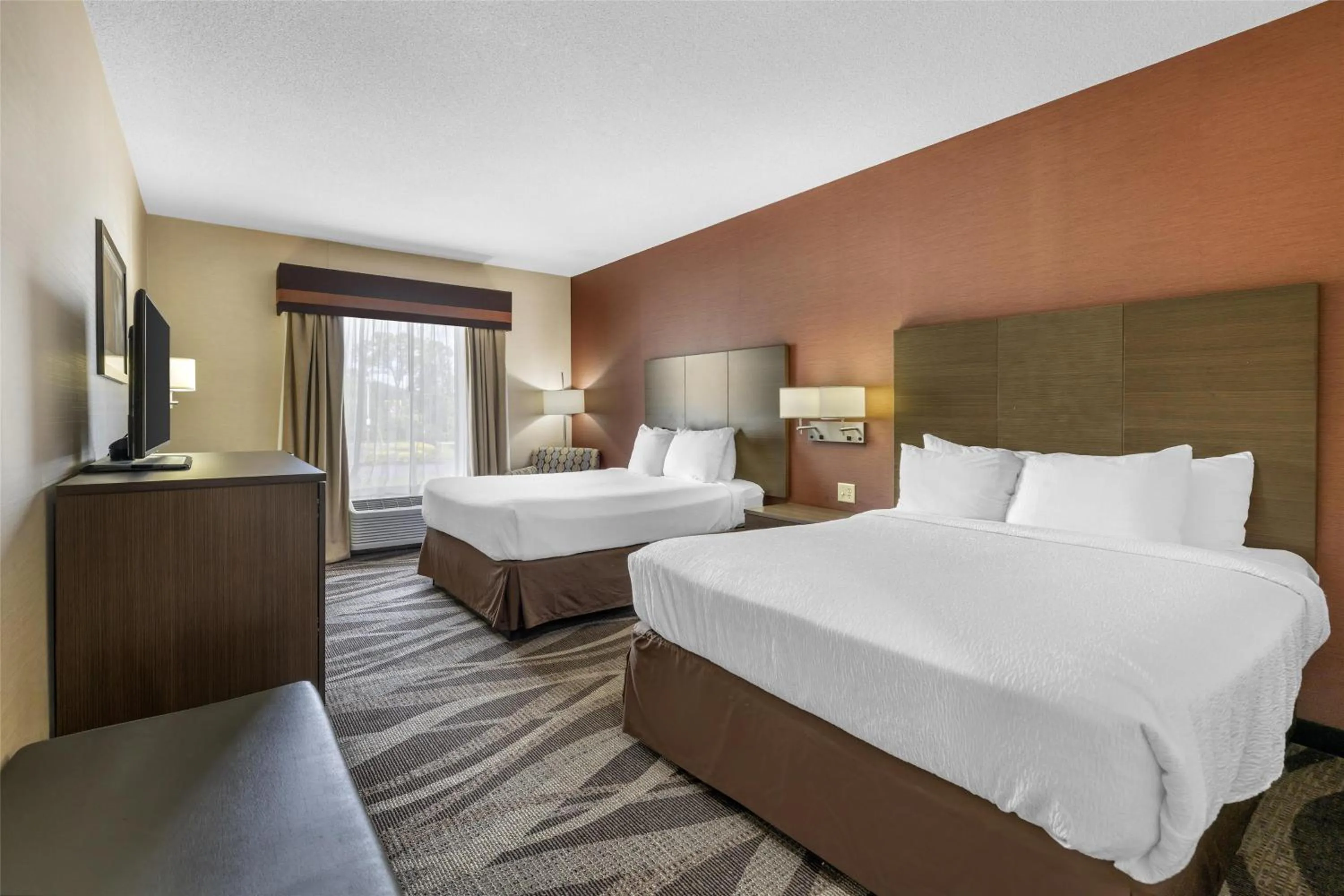 Queen Room with Two Queen Beds and Sofa Bed in Best Western Plus University Inn