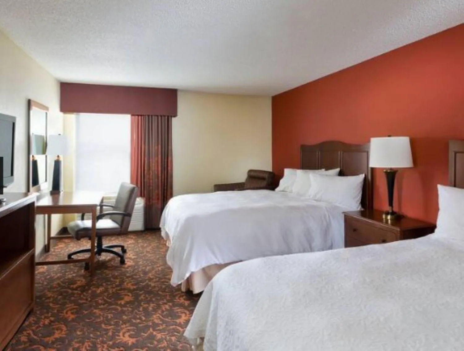 Room with Two Queen Beds - Non-Smoking in Hampton Inn Chicago-Tinley Park