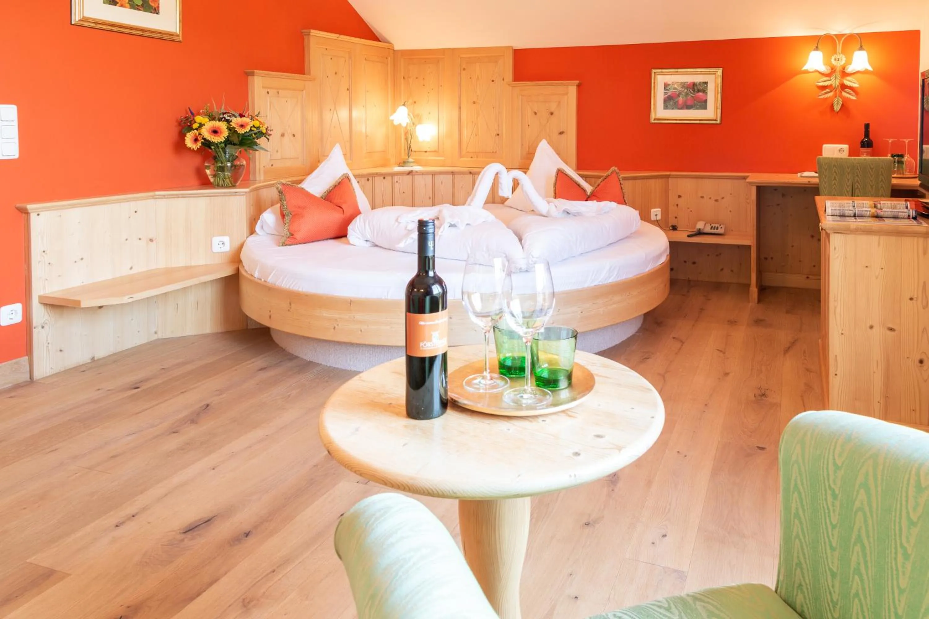 Superior Double Room with Balcony - single occupancy in Hotel Försterhof lebe pur, genieße den Tag