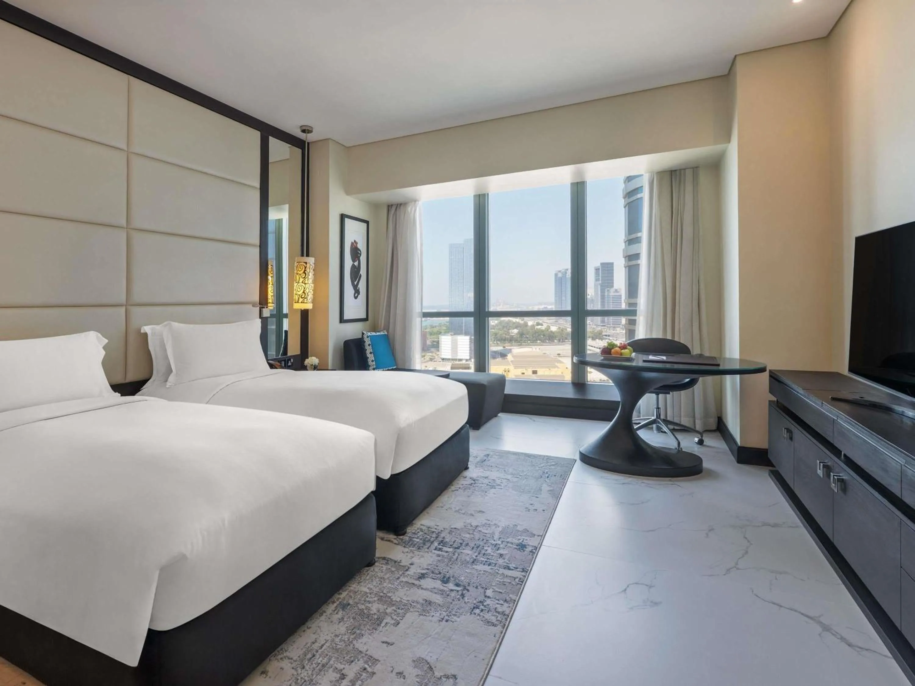 Luxury Club Twin Room with Club Access and Sea or City View - single occupancy in Sofitel Abu Dhabi Corniche