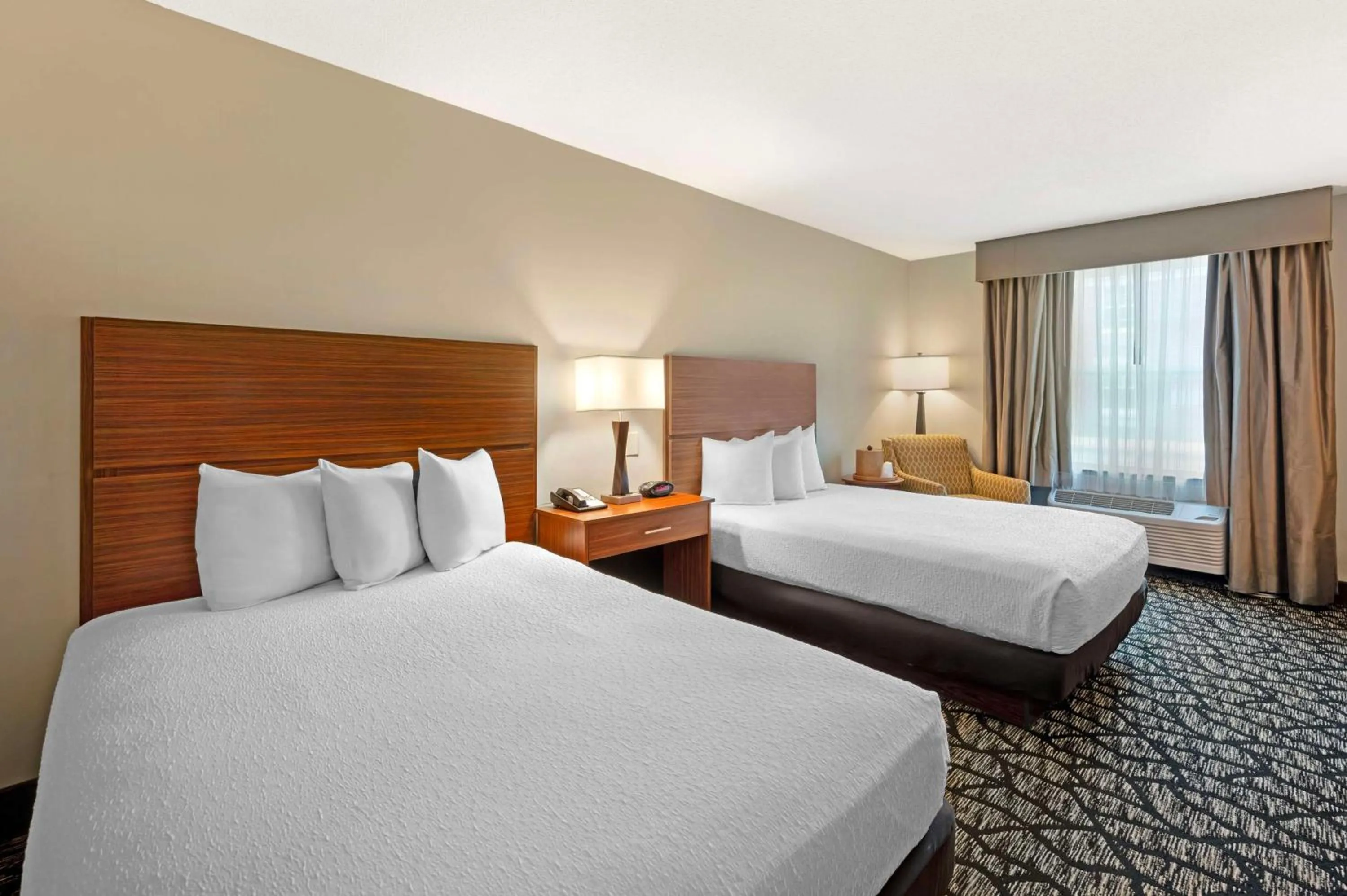 Double Room with Two Double Beds - Ground Floor - Non-smoking in Best Western Westminster Hotel