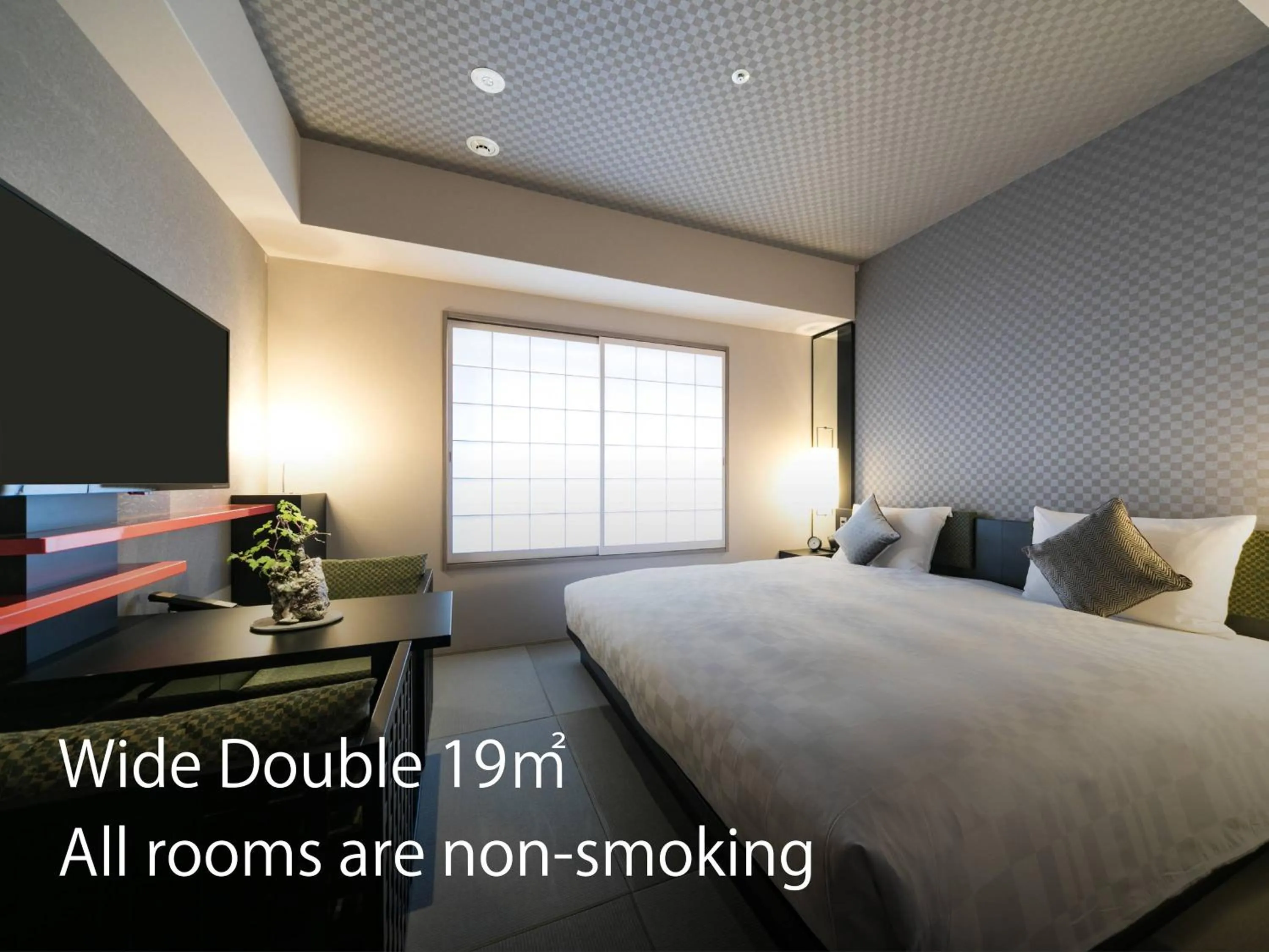 Large Double Room in Hotel Resol Trinity Kyoto