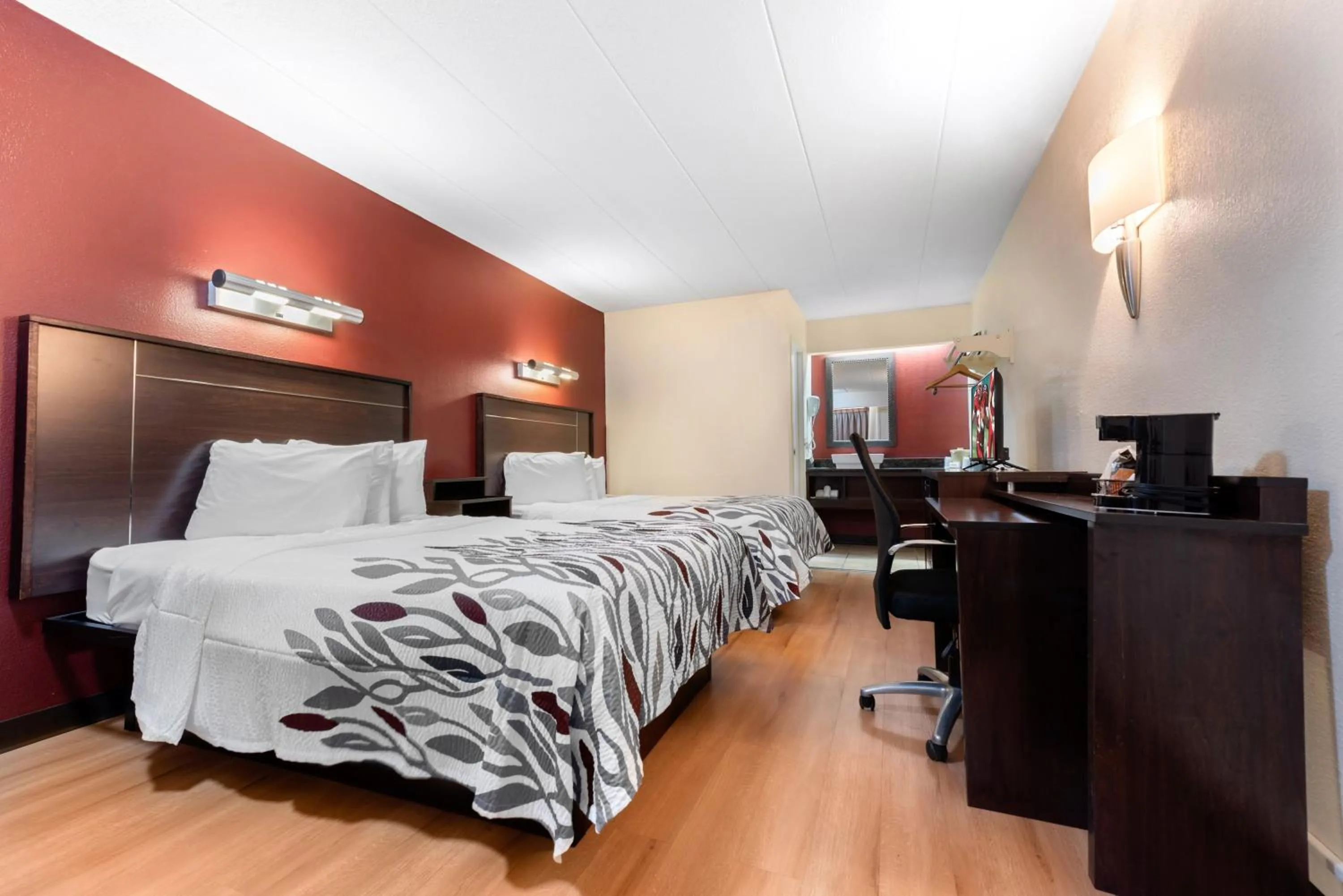 Deluxe Room with Two Double Beds Non-Smoking in Red Roof Inn Lafayette - Purdue University