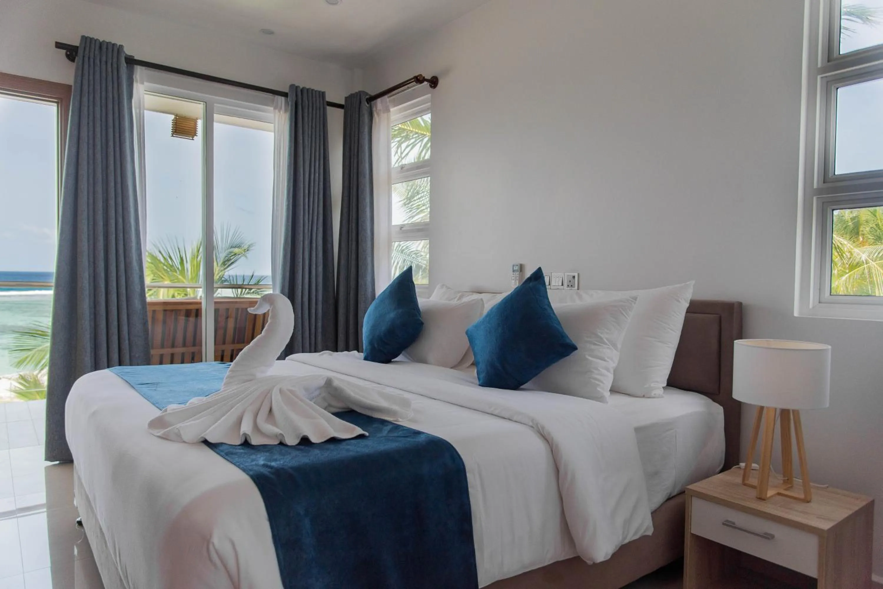Deluxe Double Room with Sea View in Reef Edge Thulusdhoo, Maldives