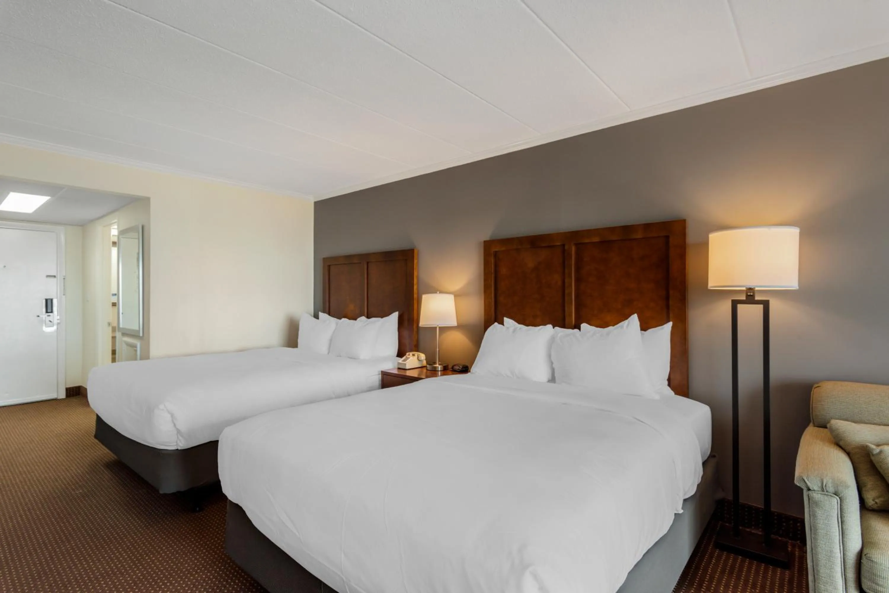 Queen Room with Two Queen Beds - Oceanfront - First Floor Efficiency  Non Smoking in Quality Inn Ocean City Beachfront