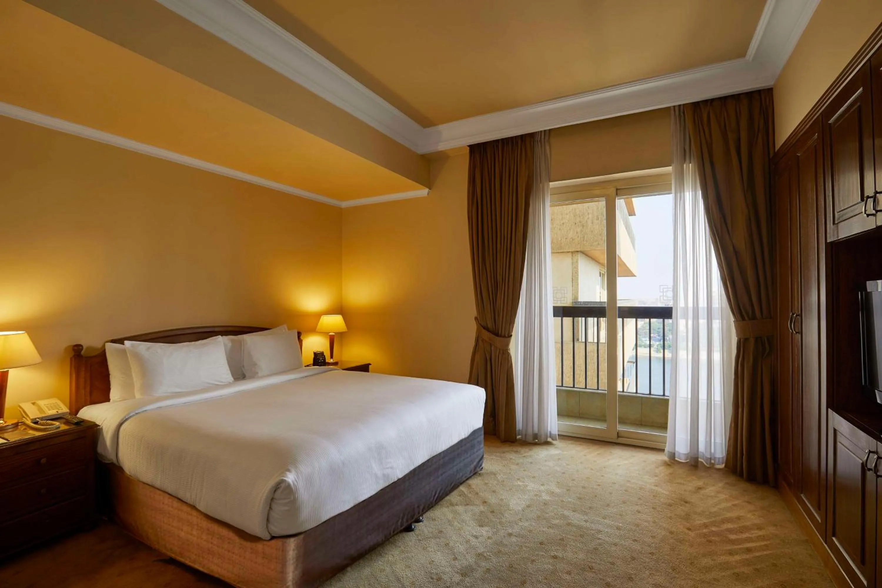 King Room Plus with Side River View in Hilton Cairo Zamalek Residences