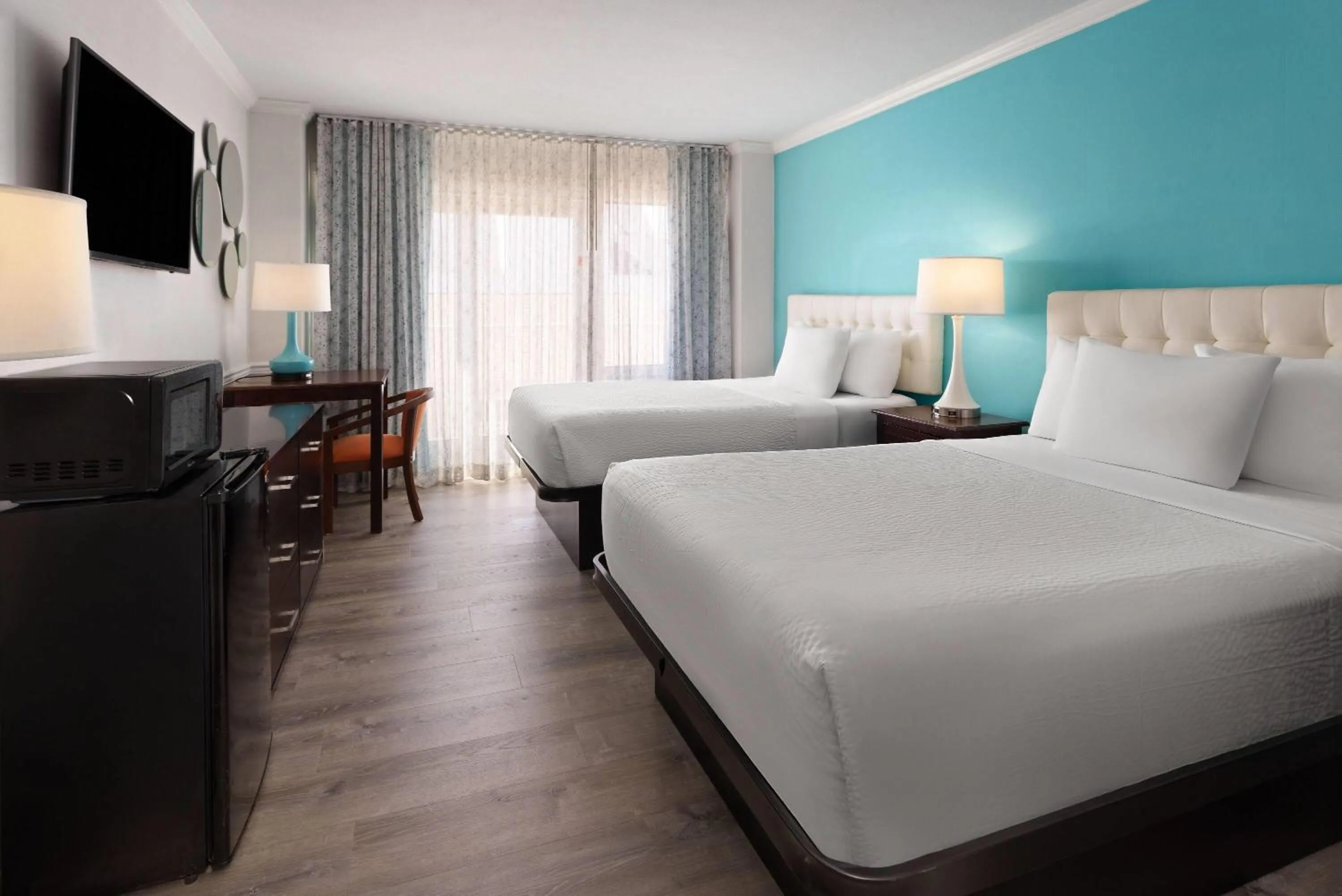 Room with Two Double Beds - Non-Smoking in Howard Johnson Plaza by Wyndham Ocean City Oceanfront