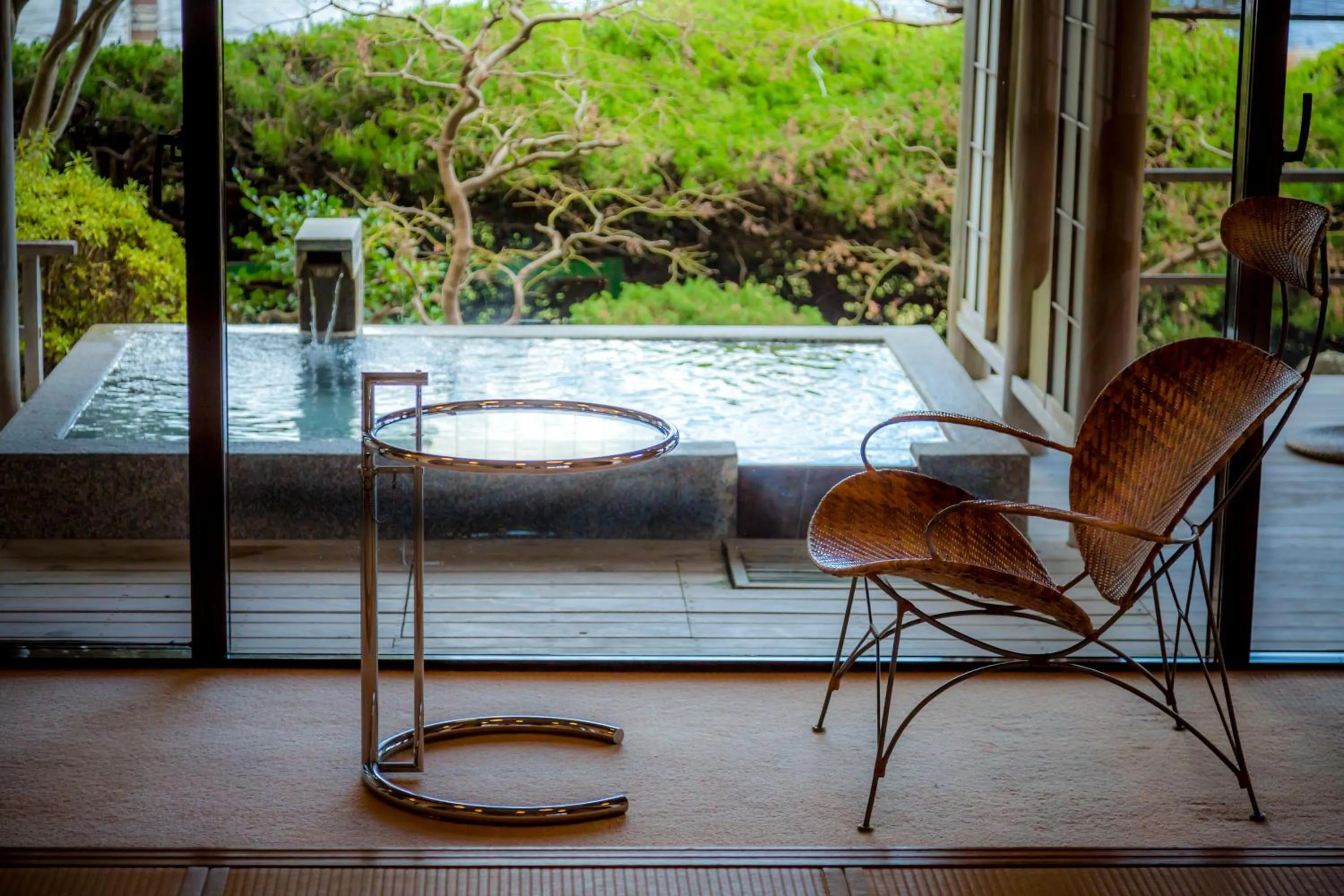 Japanese-Style Room with Open-Air Bath in Hotel Kitanoya