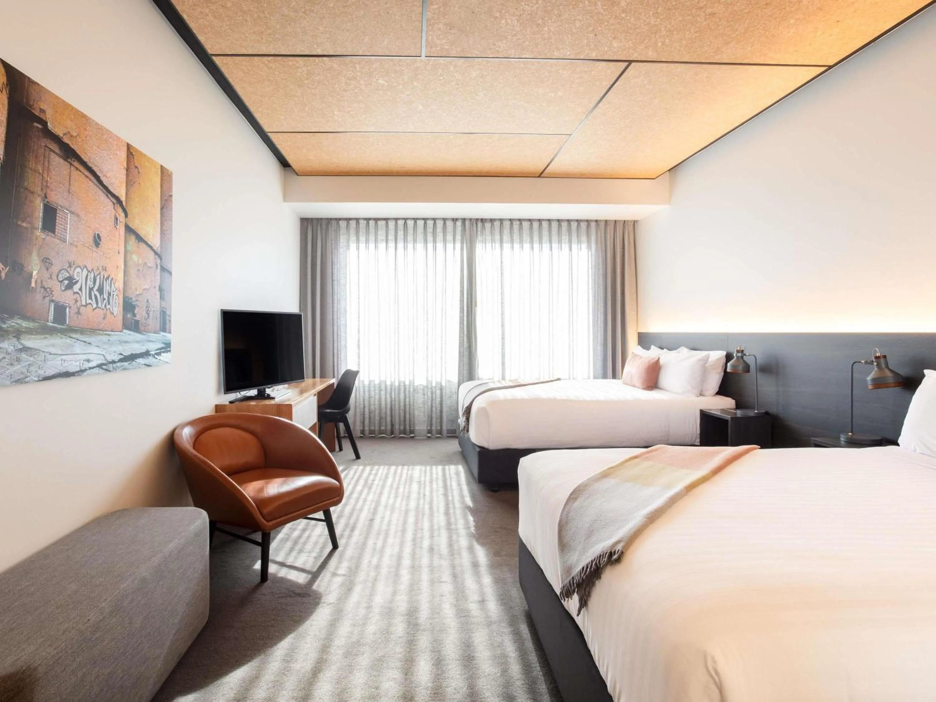 Tamar River Twin Room in Peppers Silo Launceston