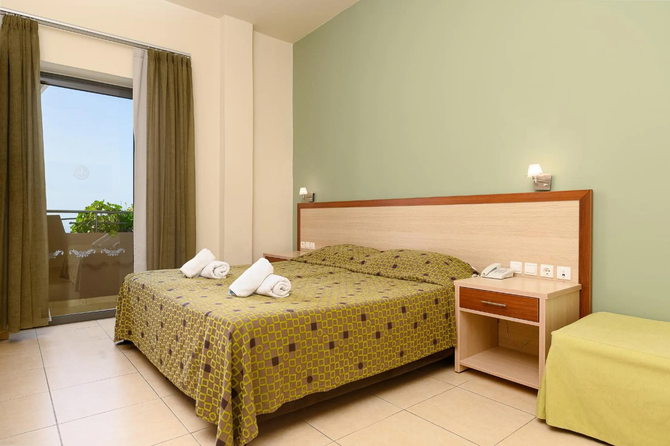 Superior Double or Twin Room with Sea View in Alianthos Beach Hotel