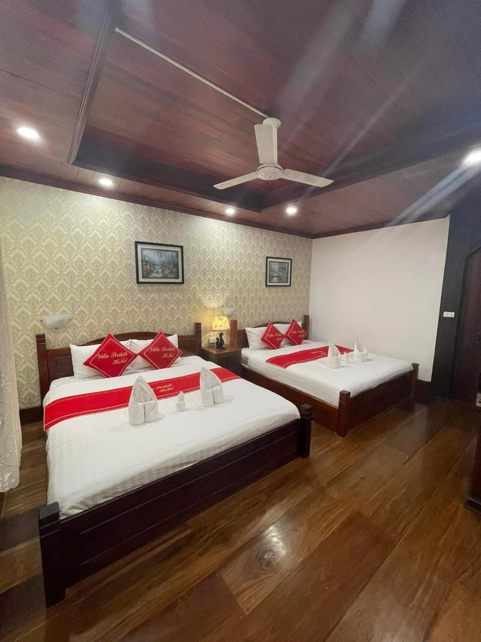 Deluxe Family Room with Terrace River View in Luang Prabang Villa Sirikili River View