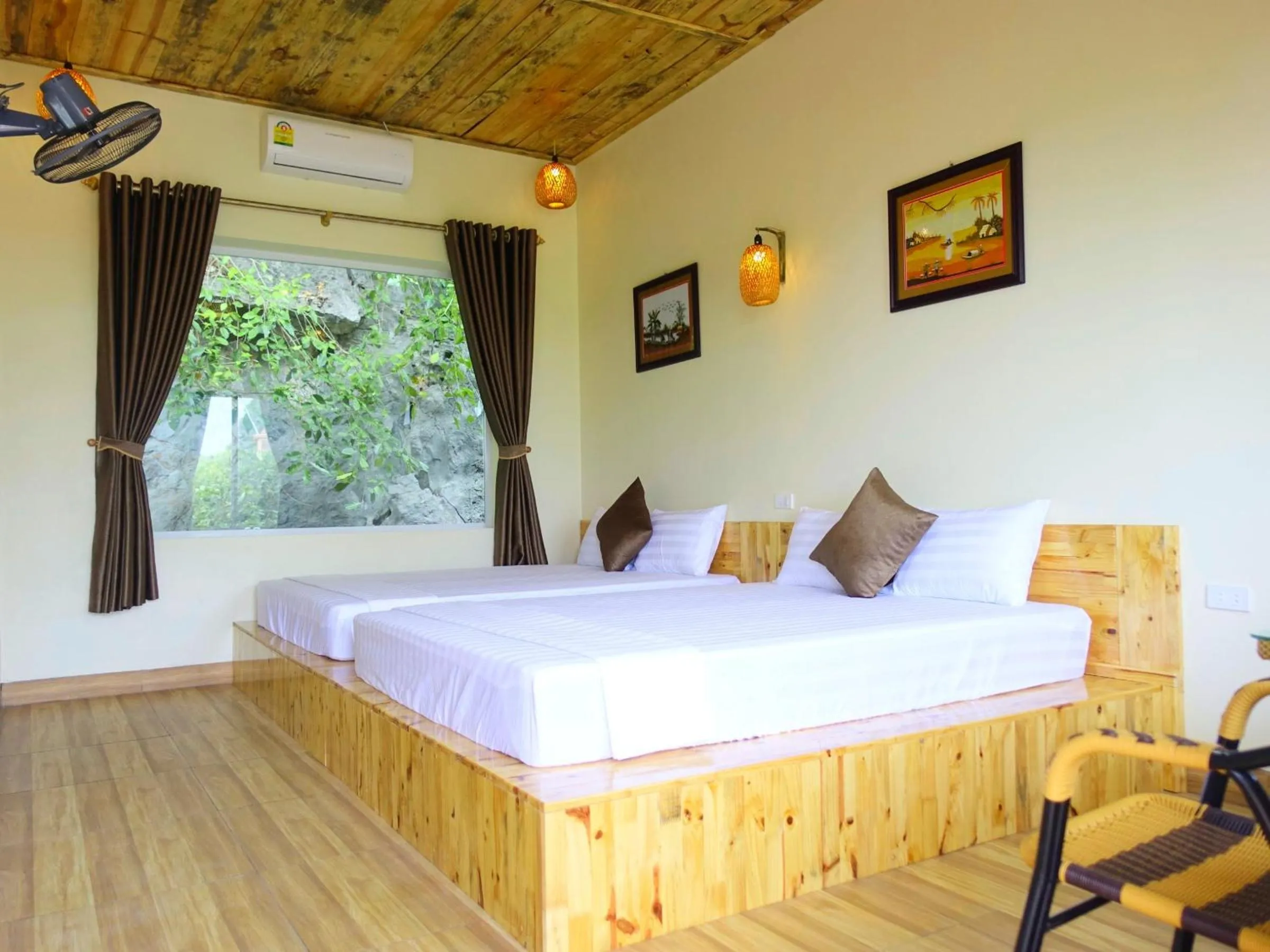 Family Room with Garden View in Ninh Binh Mountain Side Homestay & Cafe