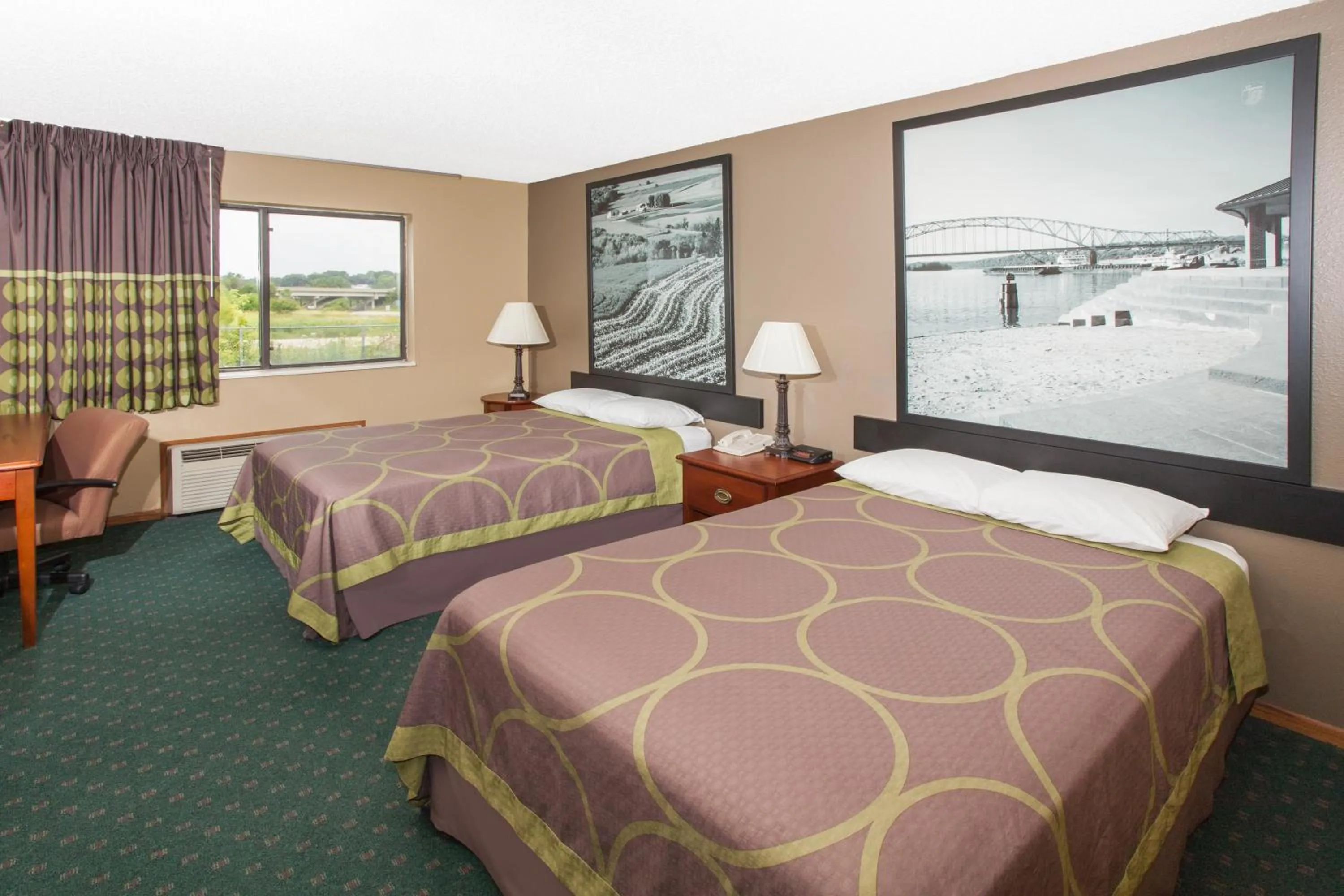 Double Room with Two Double Beds - Non-Smoking in Super 8 by Wyndham Anamosa IA